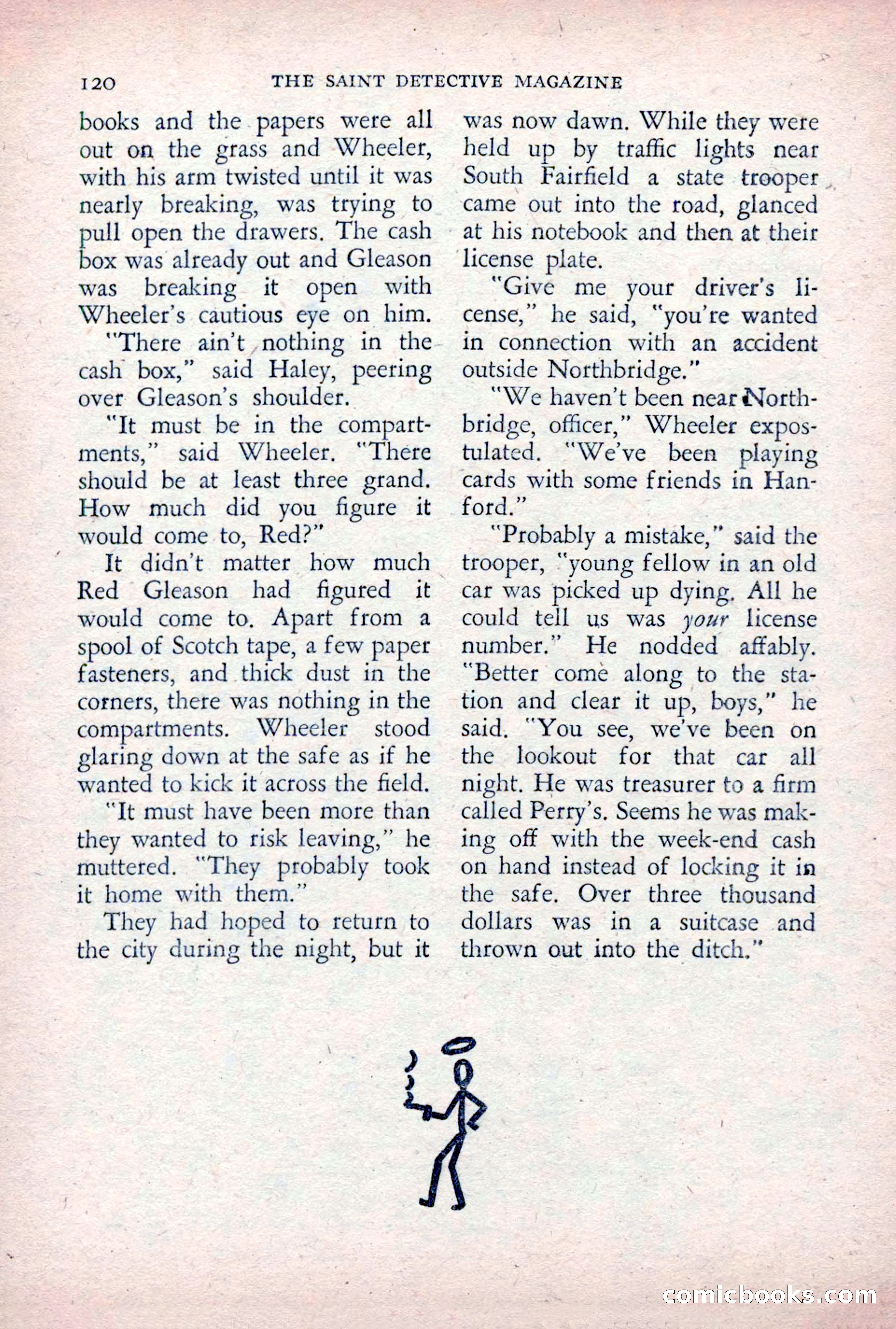 The Saint Detective Magazine, December 1955 — page 122 of 164