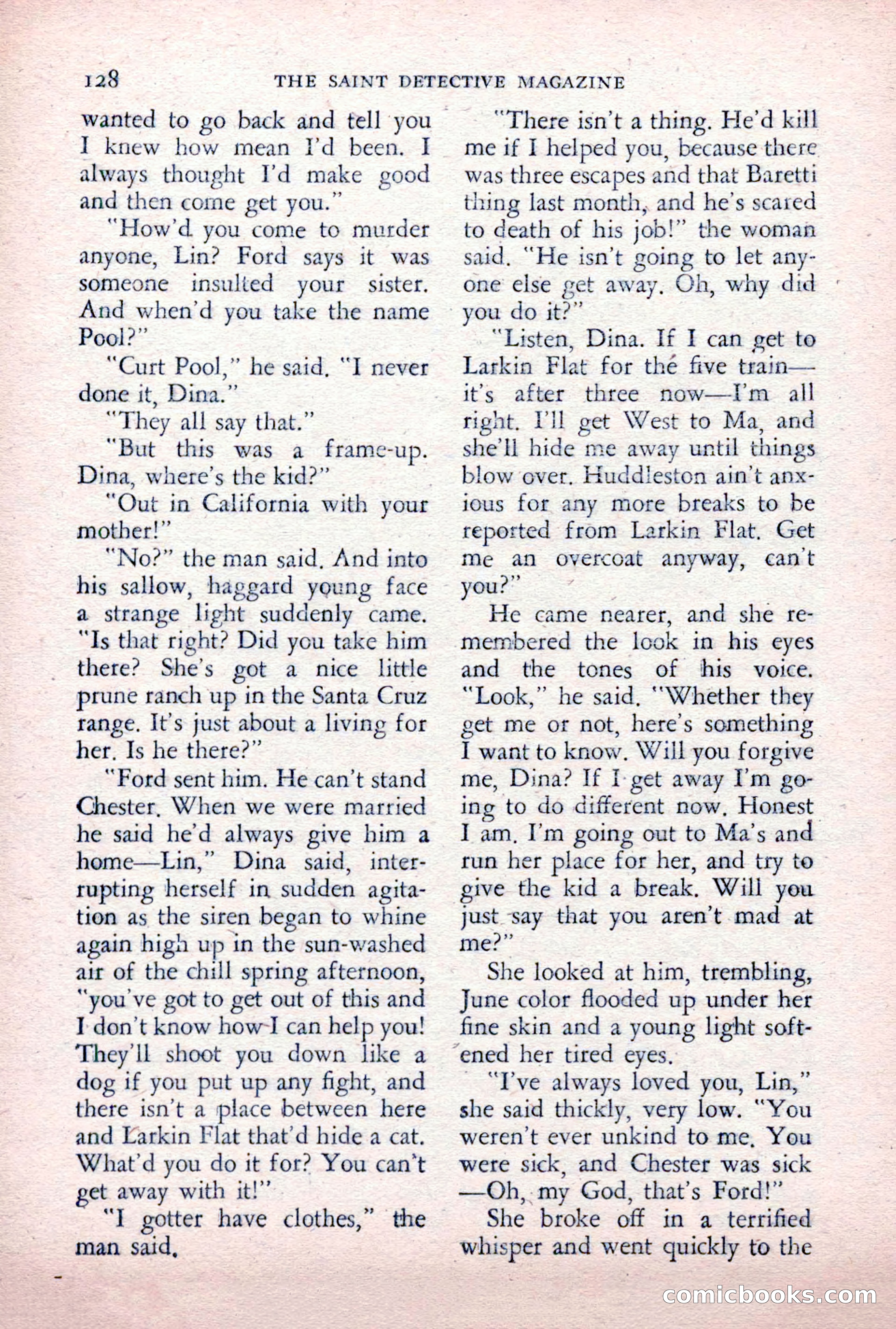 The Saint Detective Magazine, December 1955 — page 130 of 164