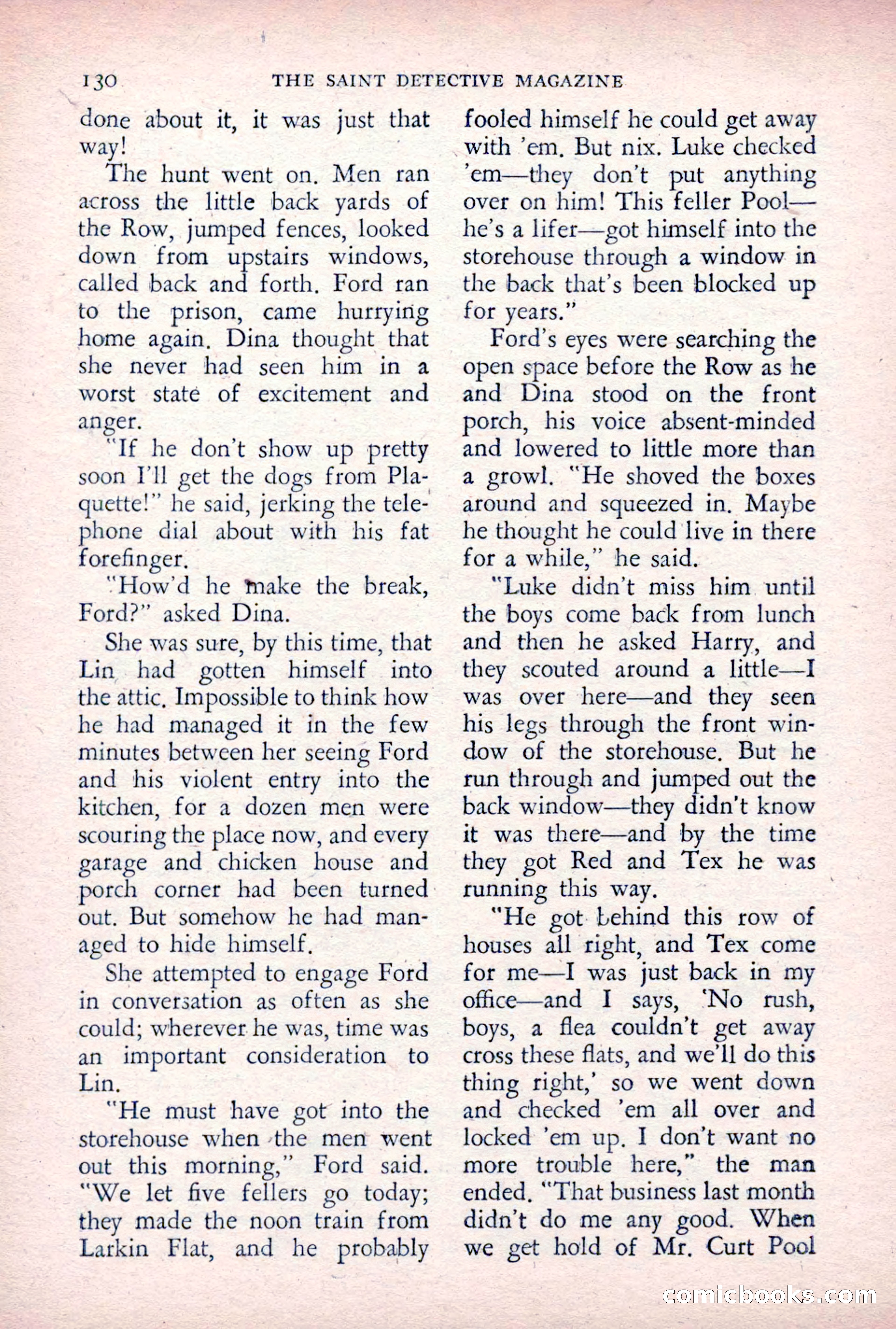 The Saint Detective Magazine, December 1955 — page 132 of 164