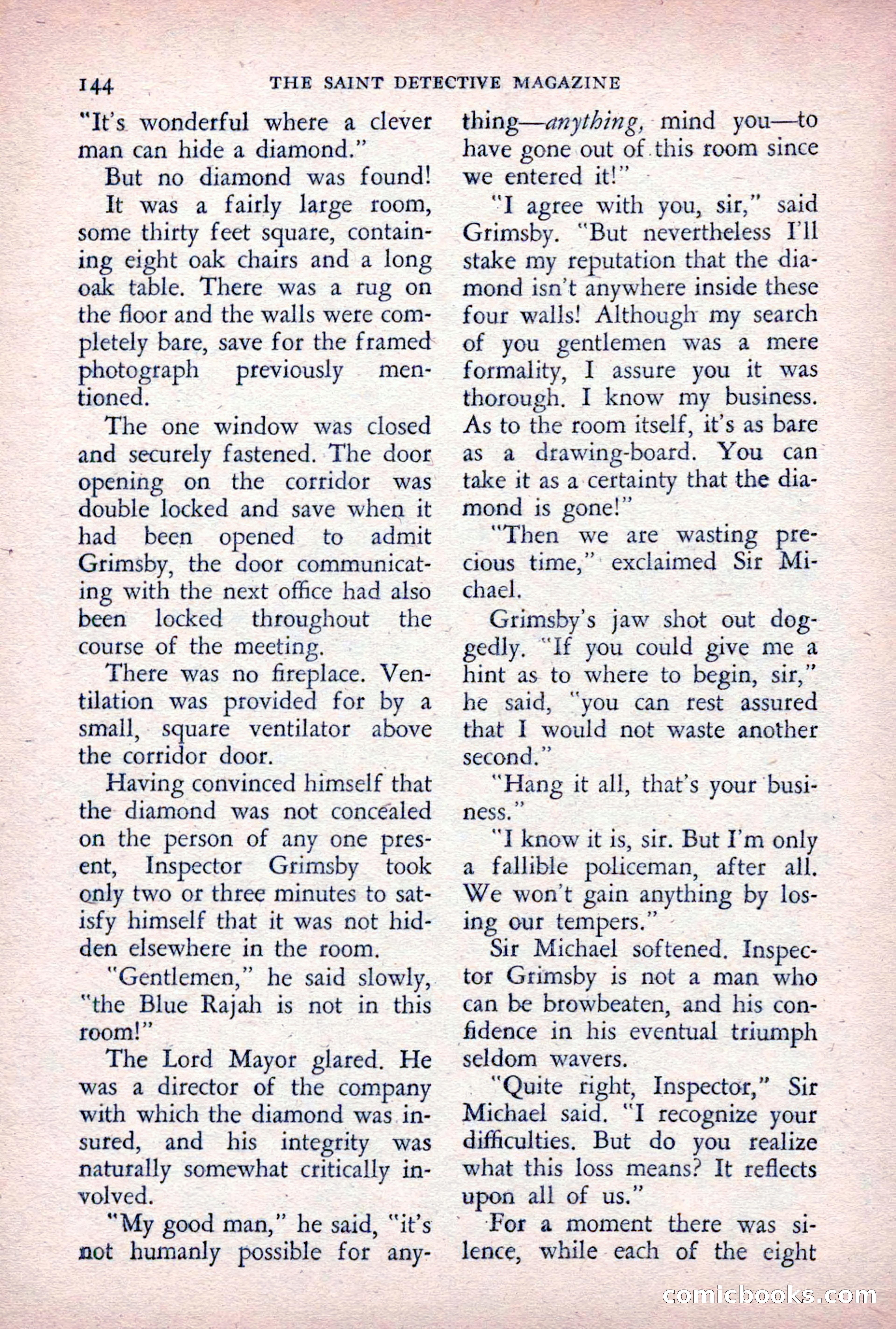 The Saint Detective Magazine, December 1955 — page 146 of 164