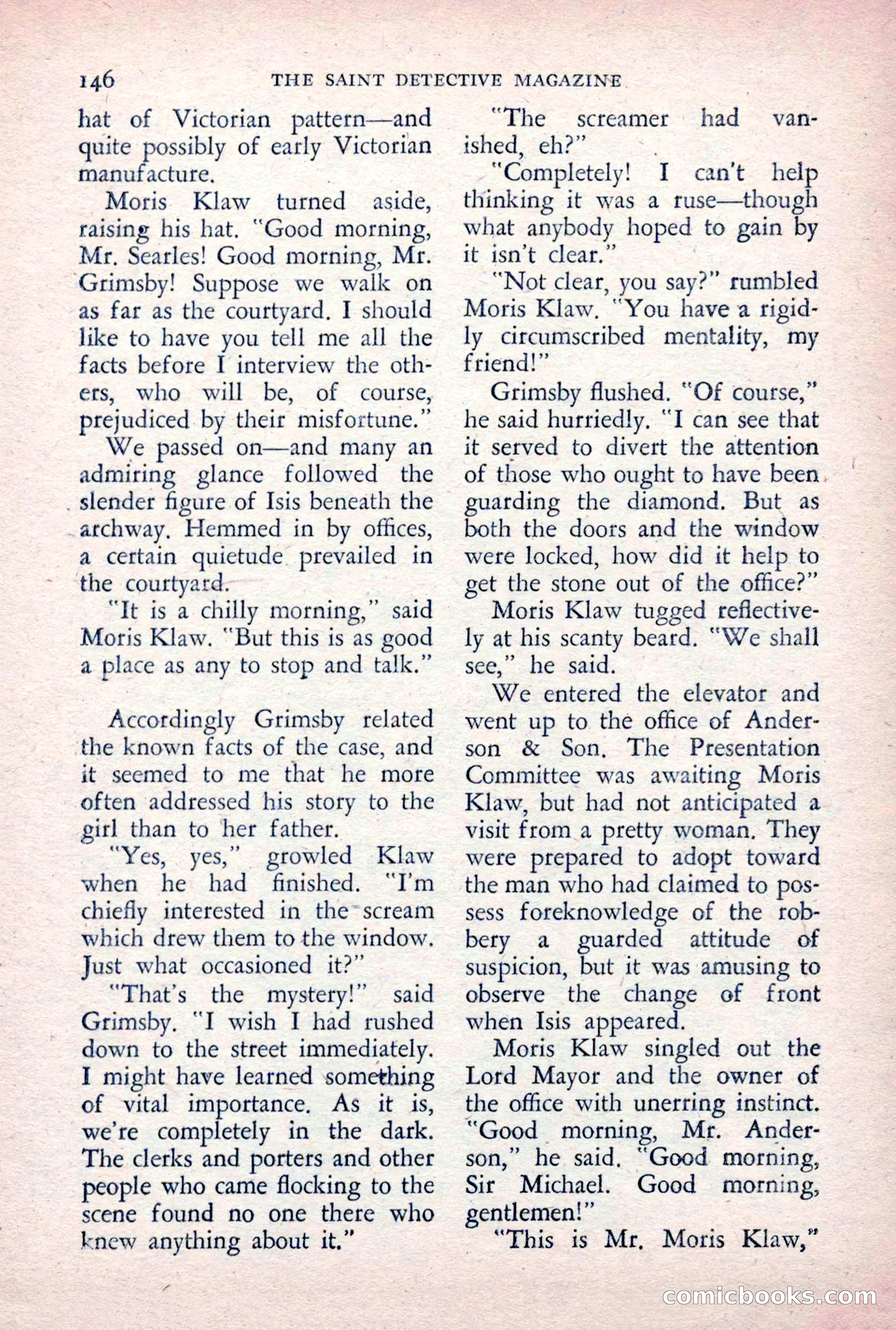 The Saint Detective Magazine, December 1955 — page 148 of 164