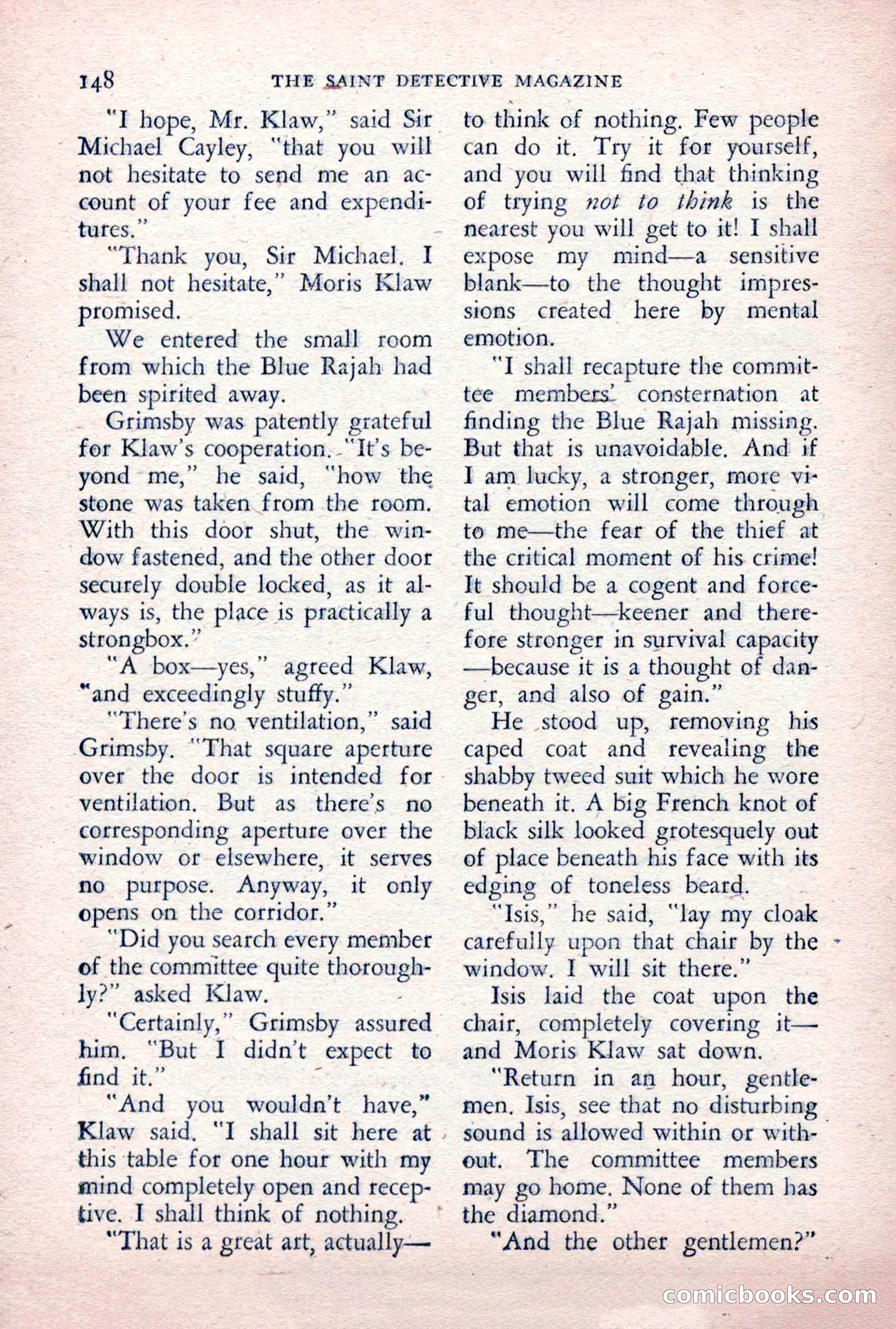 The Saint Detective Magazine, December 1955 — page 150 of 164