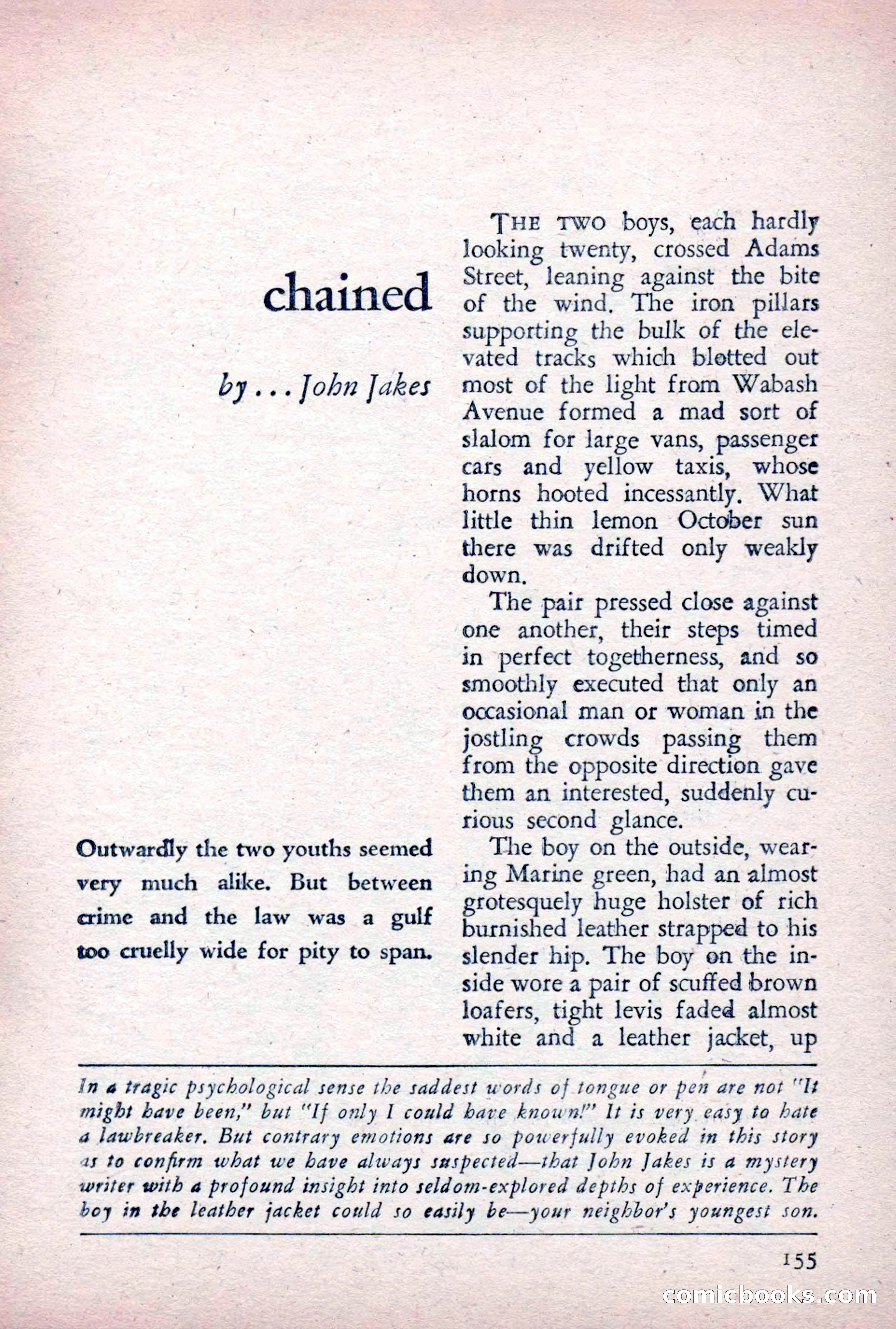 The Saint Detective Magazine, December 1955 — page 157 of 164