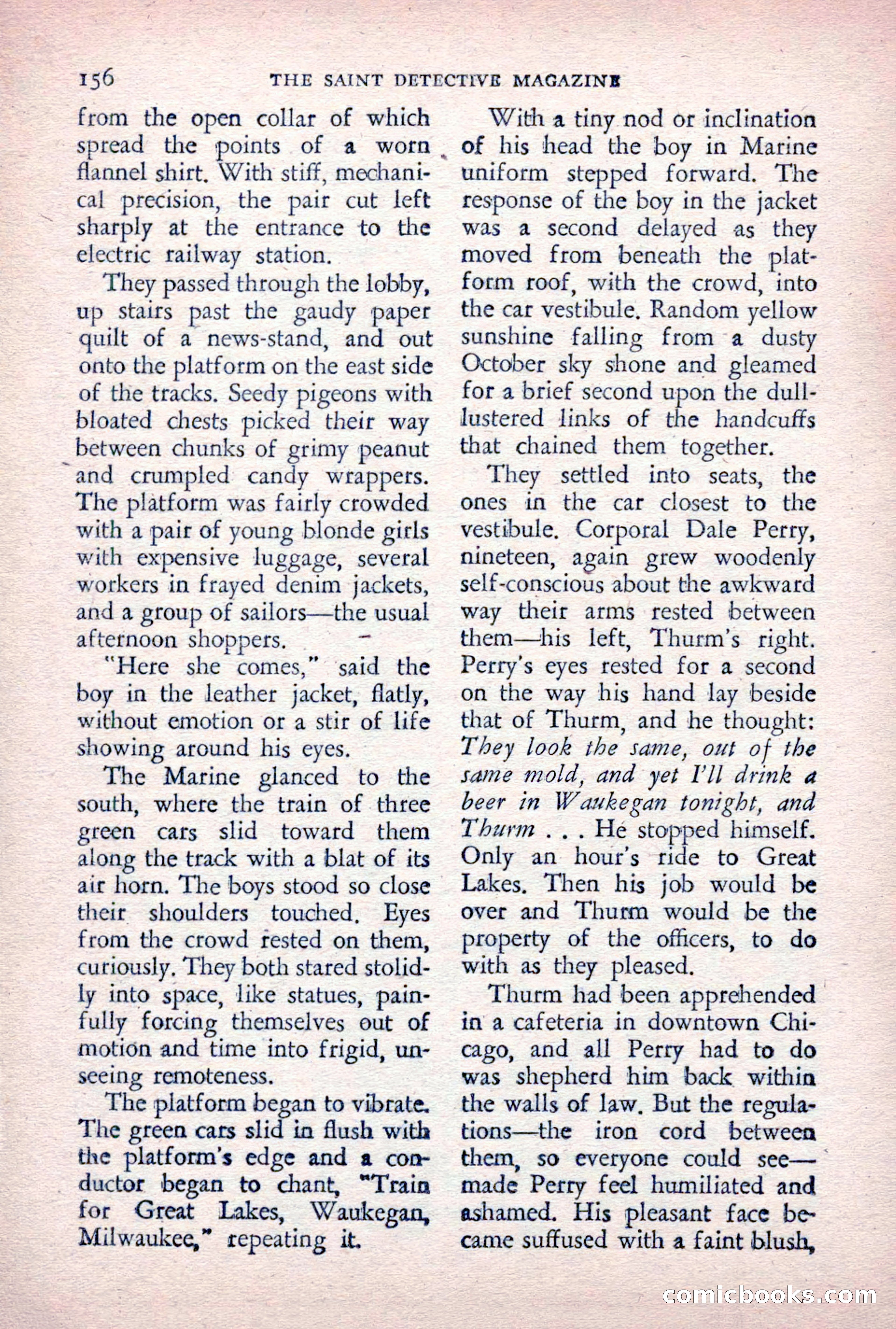 The Saint Detective Magazine, December 1955 — page 158 of 164