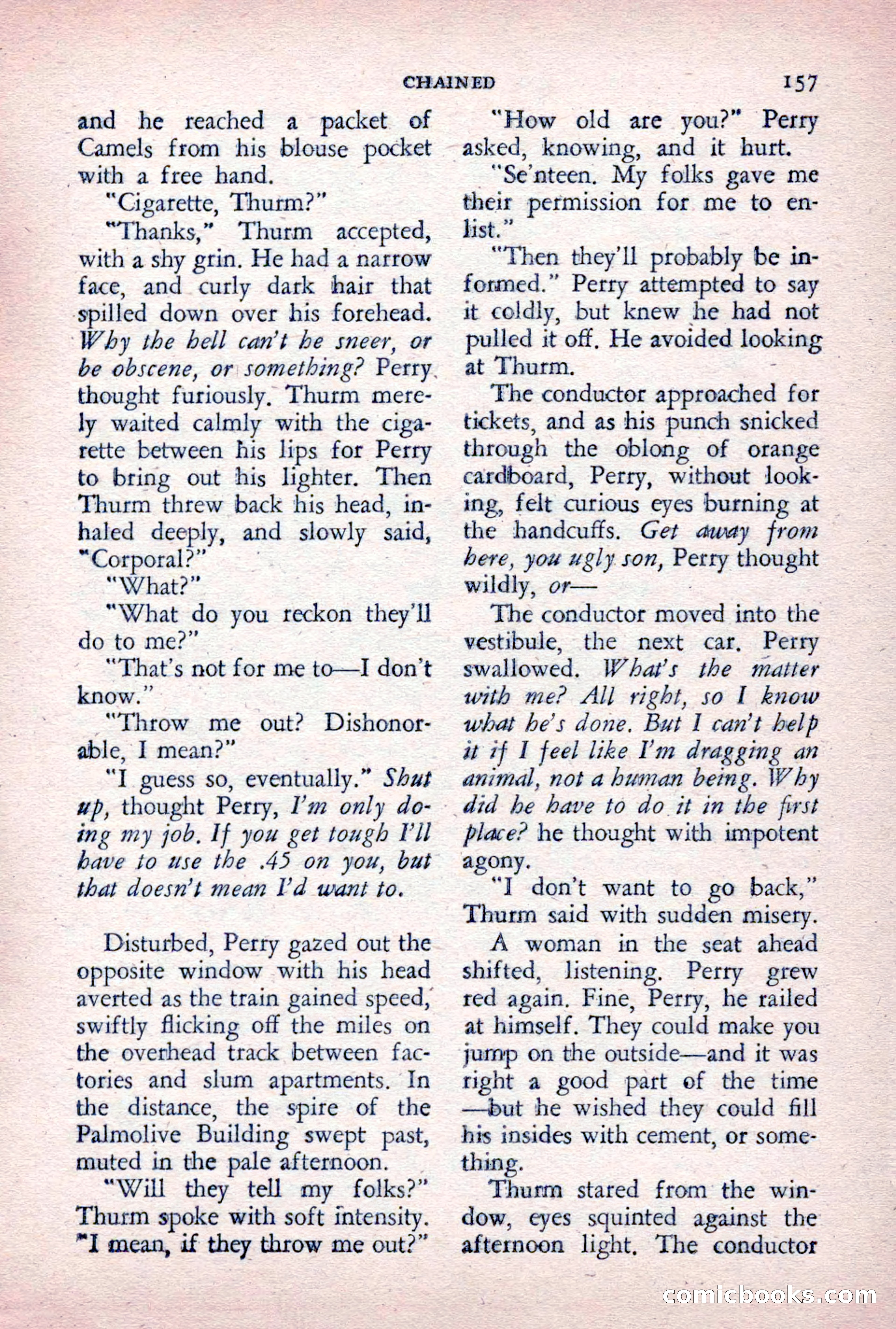 The Saint Detective Magazine, December 1955 — page 159 of 164