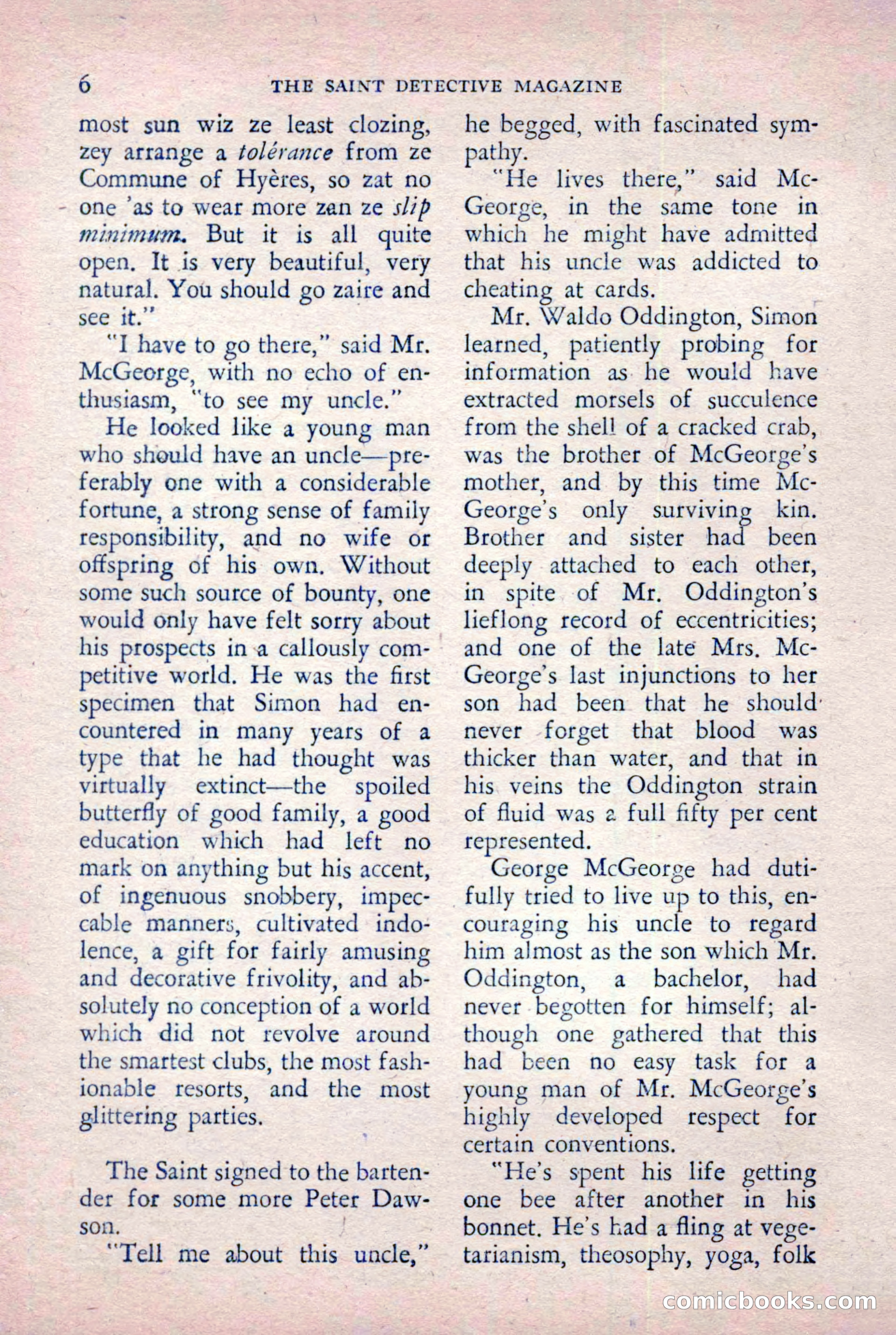 The Saint Detective Magazine, January 1956 — page 8 of 164