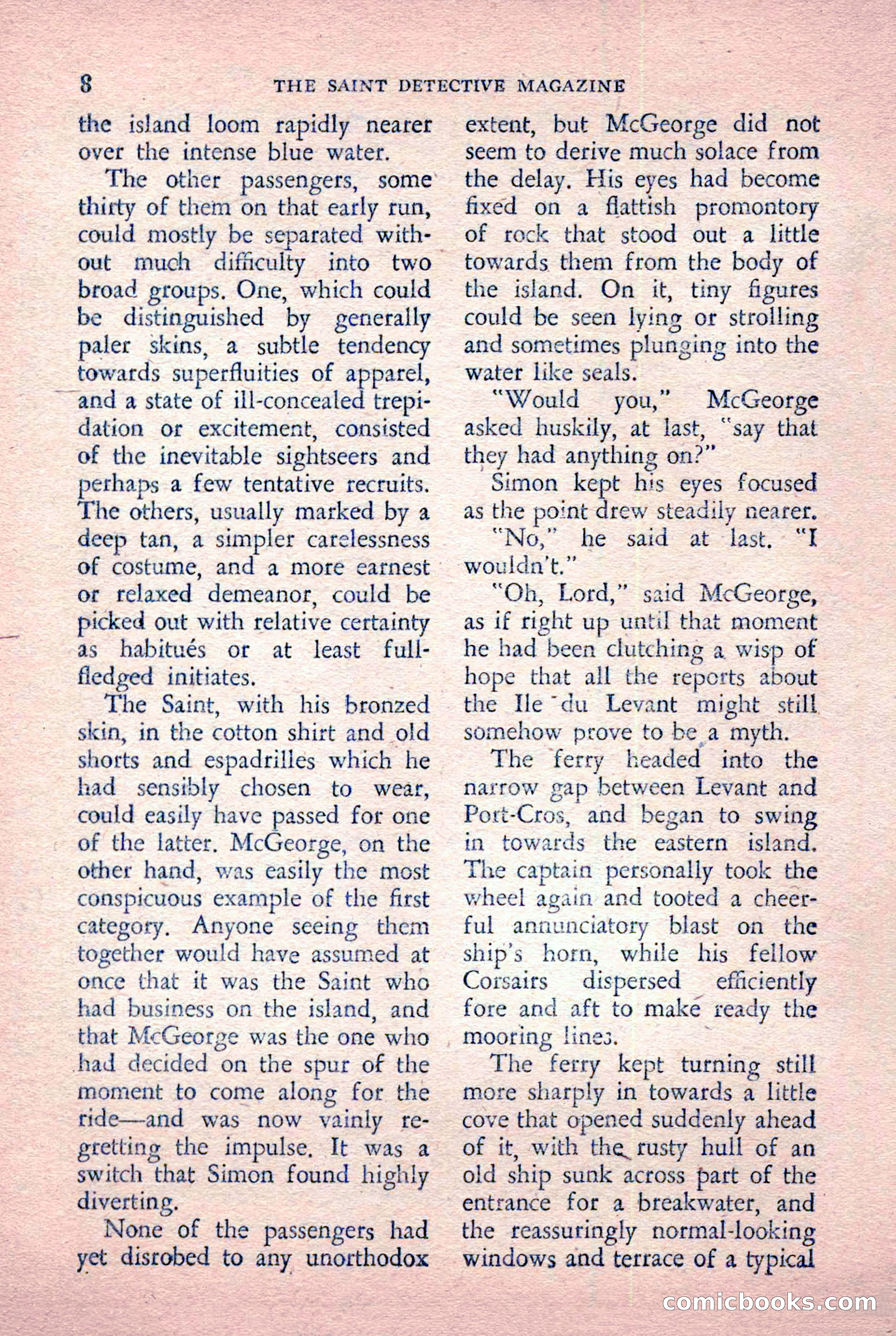 The Saint Detective Magazine, January 1956 — page 10 of 164