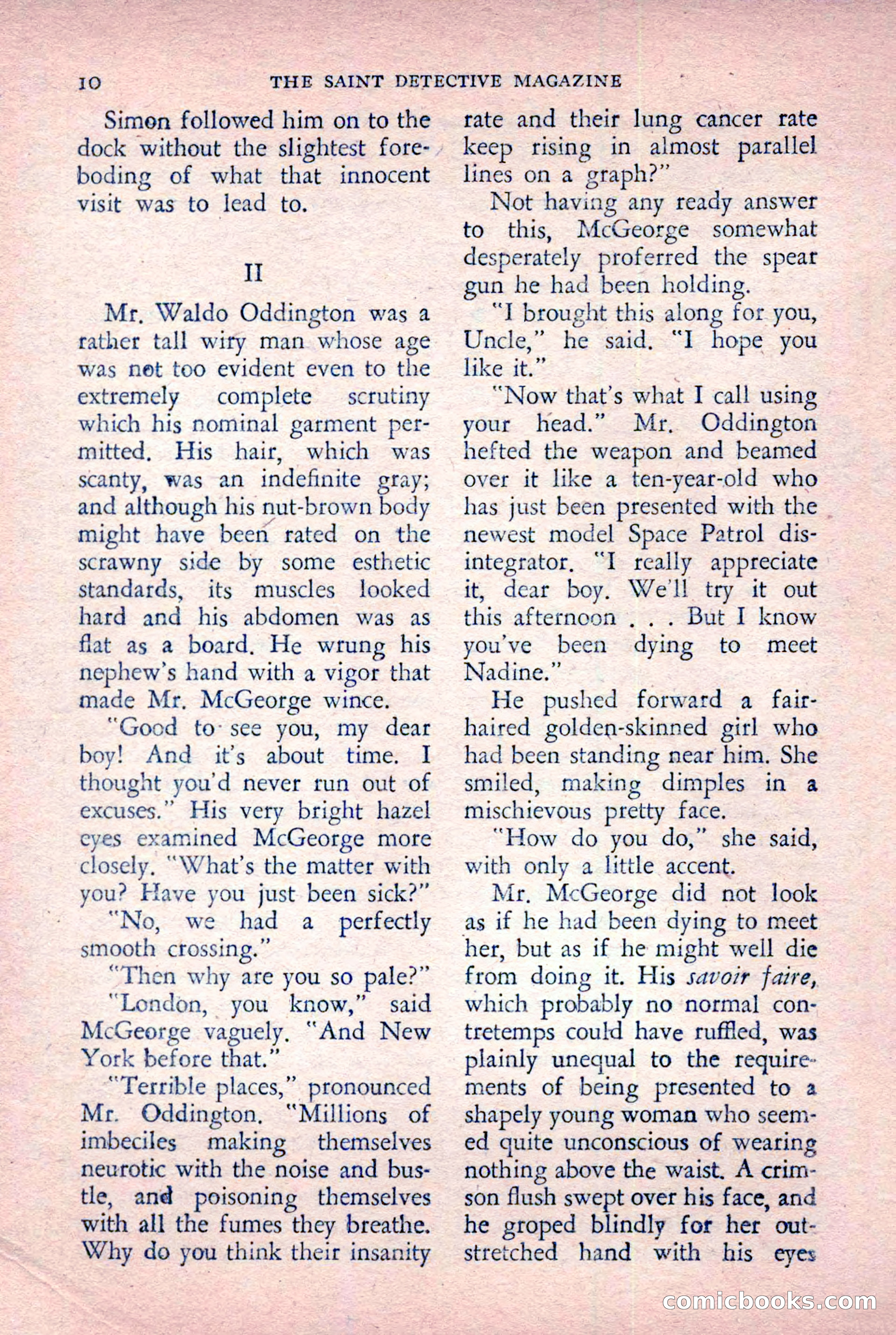 The Saint Detective Magazine, January 1956 — page 12 of 164