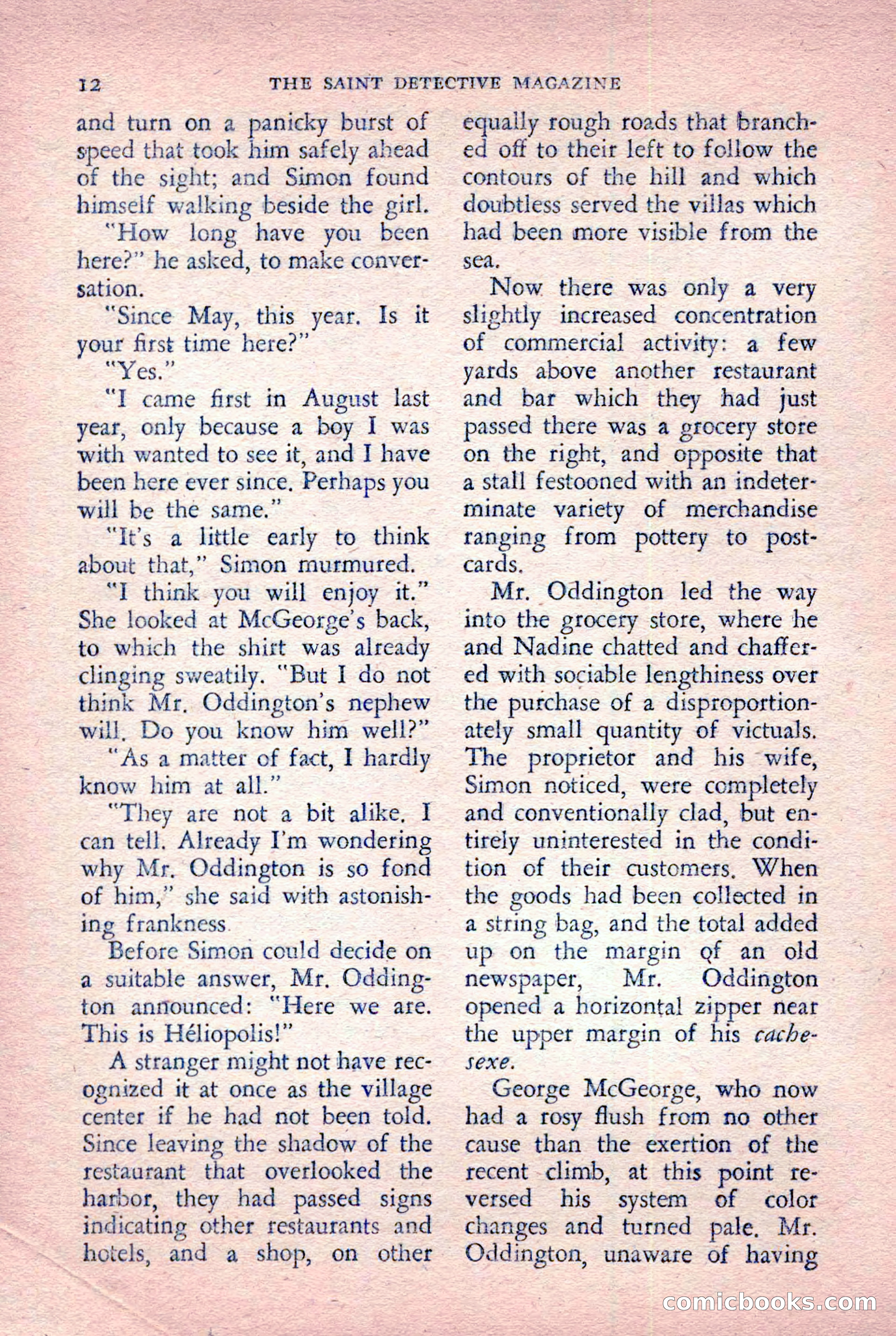 The Saint Detective Magazine, January 1956 — page 14 of 164