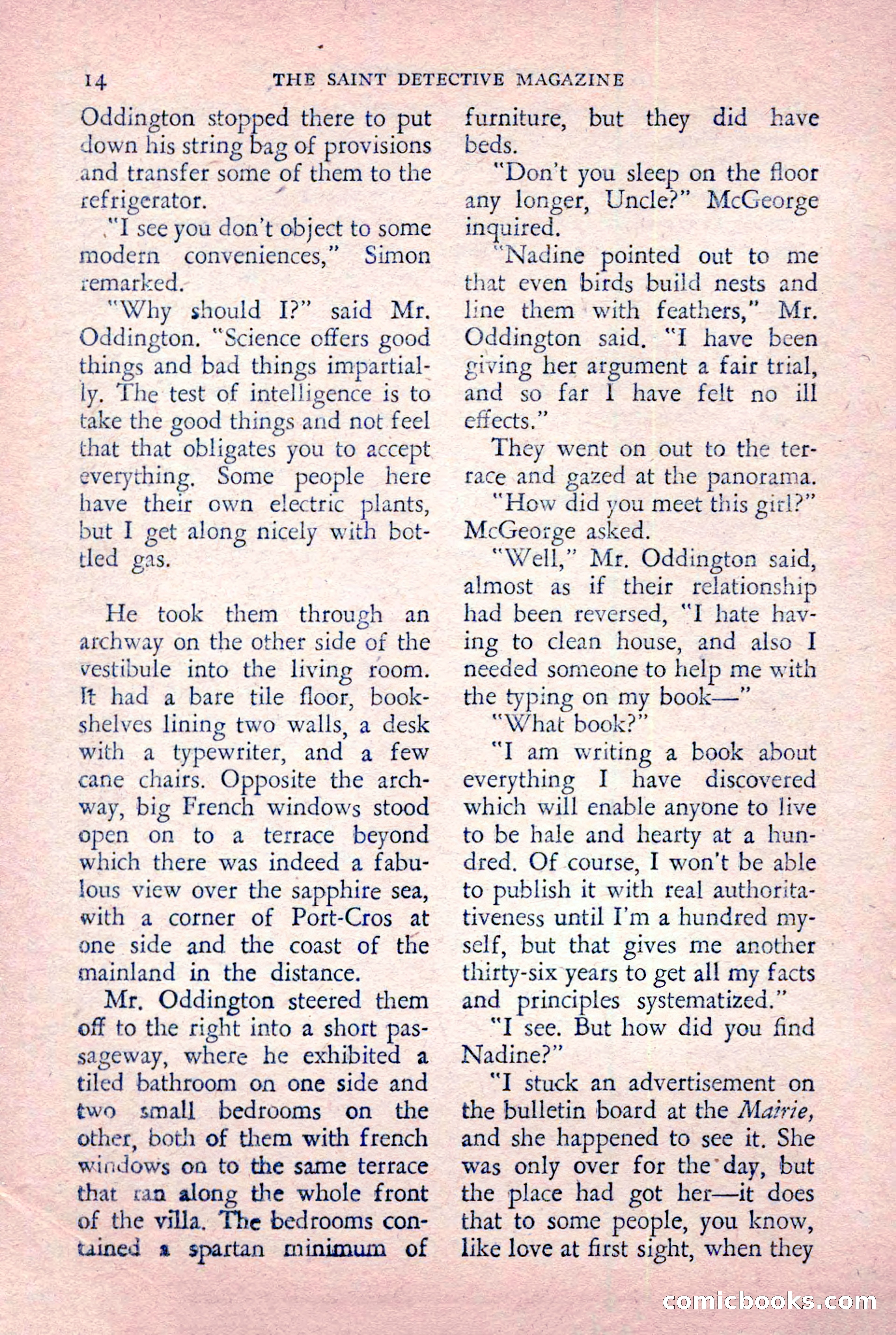 The Saint Detective Magazine, January 1956 — page 16 of 164