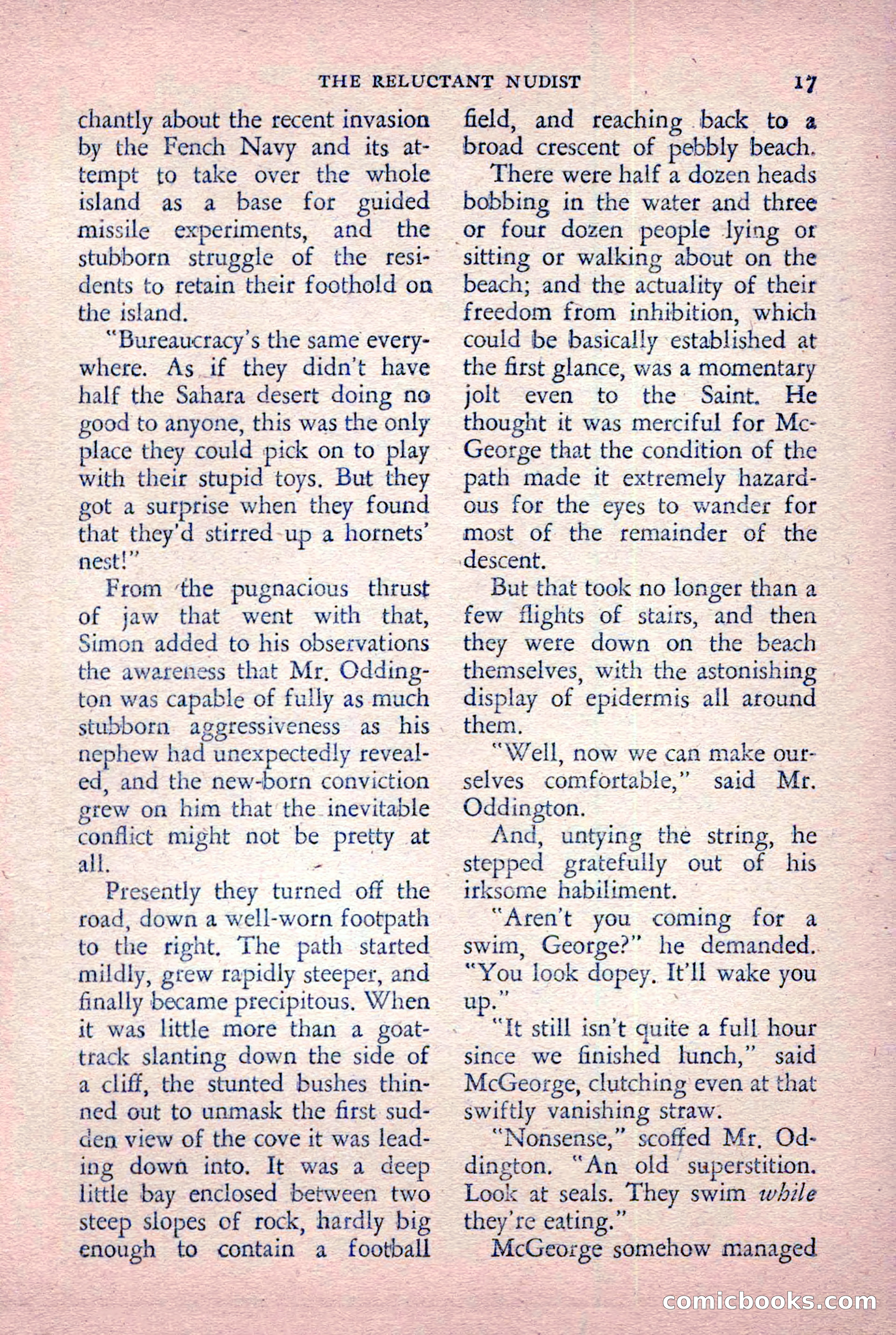 The Saint Detective Magazine, January 1956 — page 19 of 164