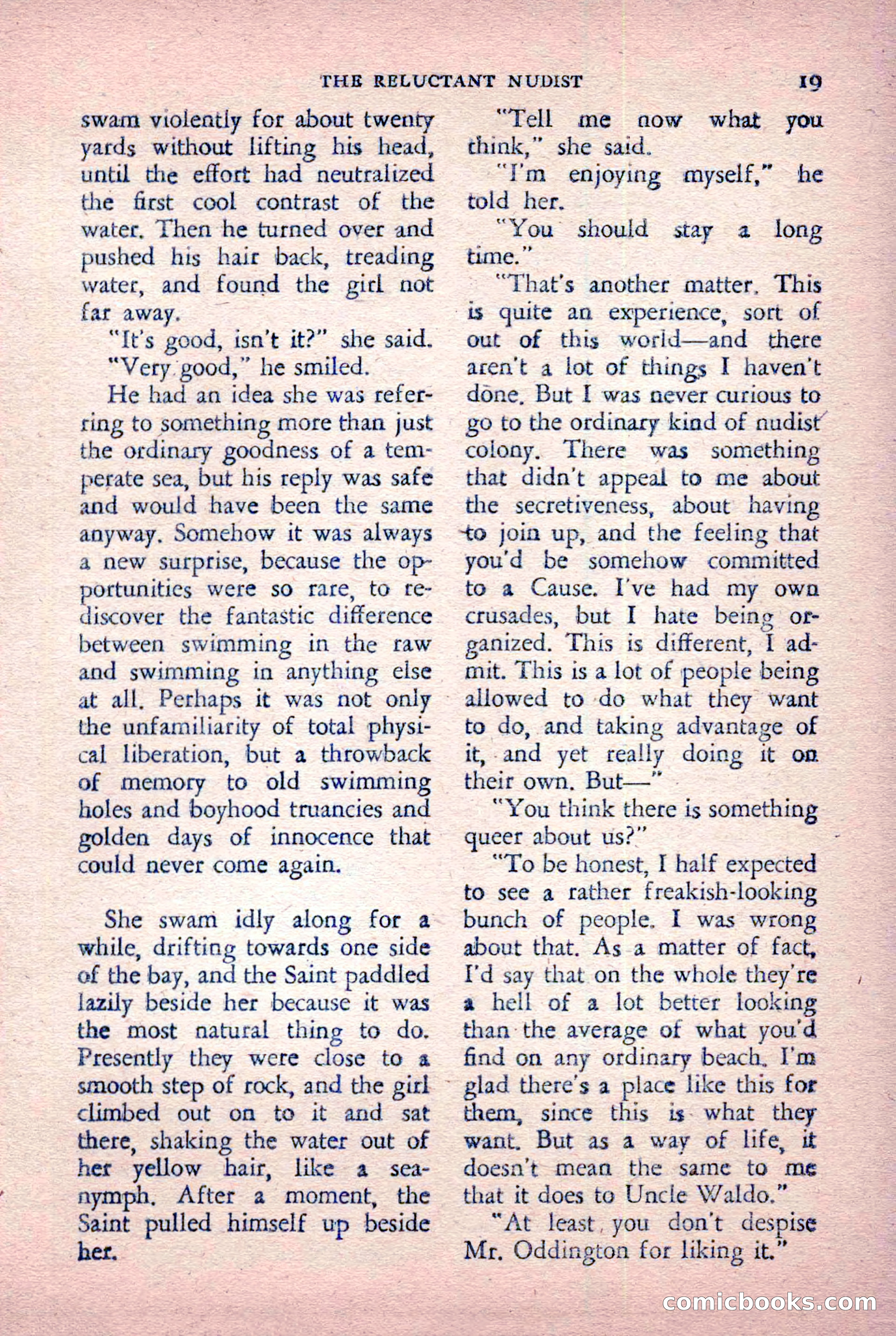 The Saint Detective Magazine, January 1956 — page 21 of 164