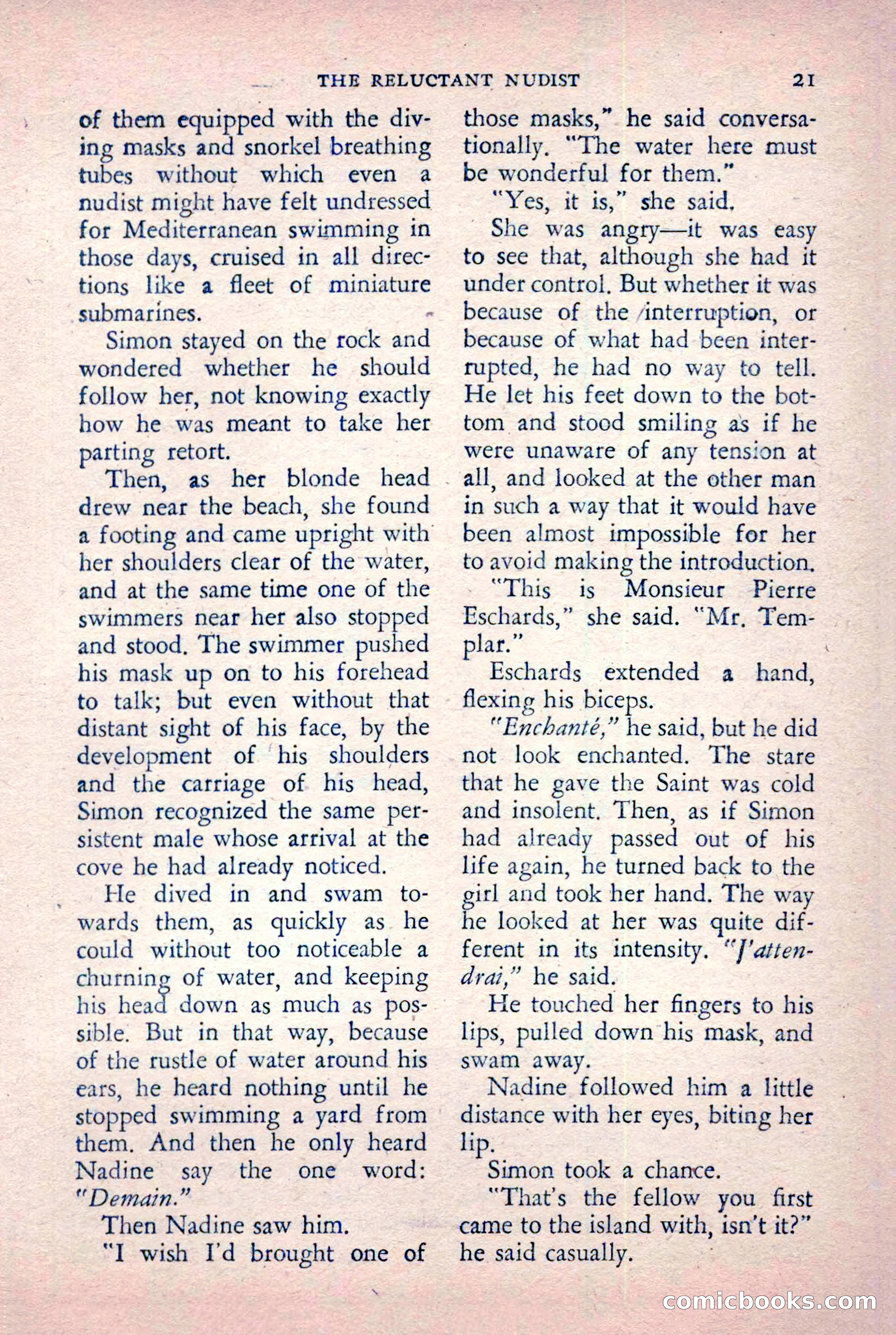 The Saint Detective Magazine, January 1956 — page 23 of 164