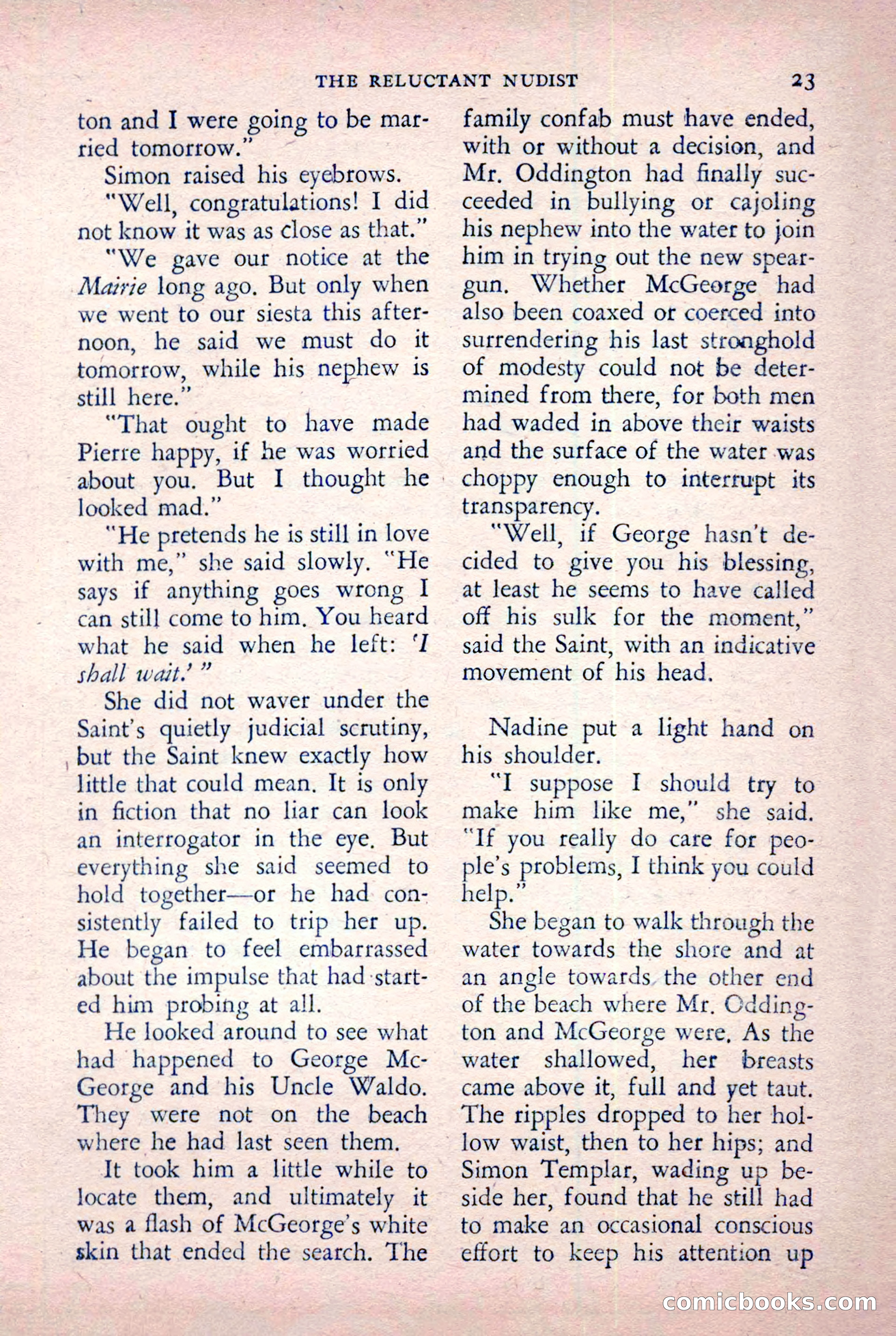 The Saint Detective Magazine, January 1956 — page 25 of 164