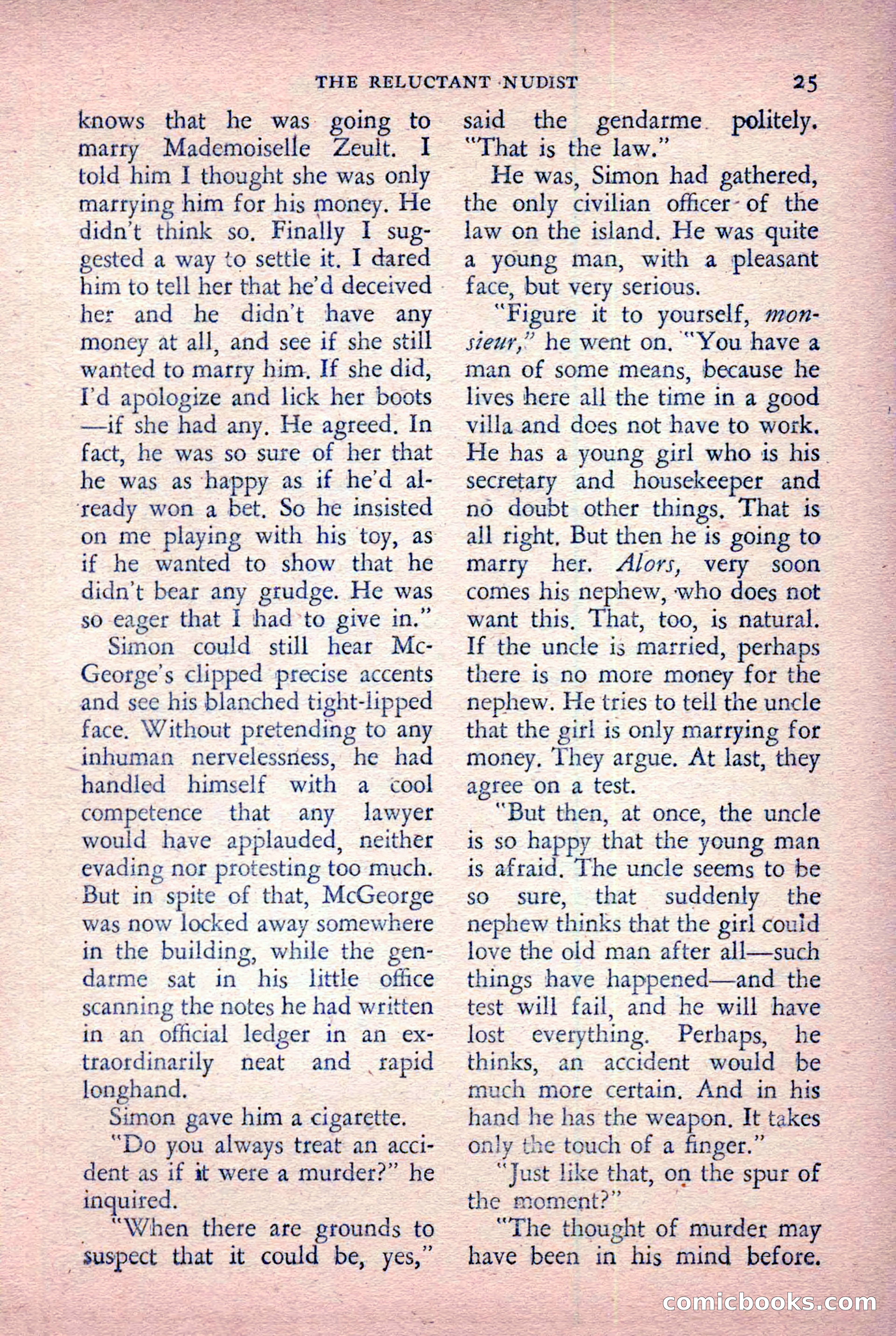 The Saint Detective Magazine, January 1956 — page 27 of 164