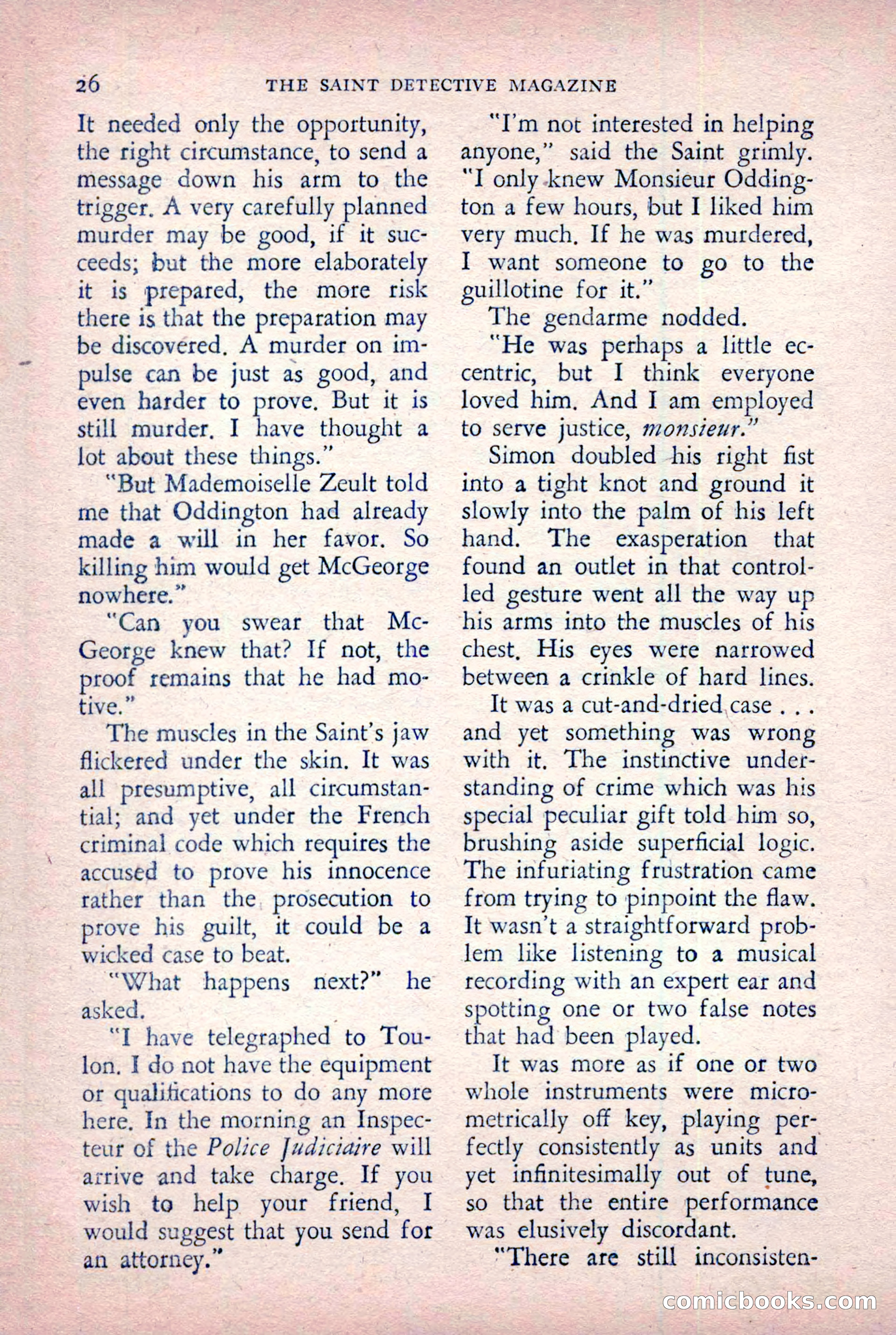 The Saint Detective Magazine, January 1956 — page 28 of 164