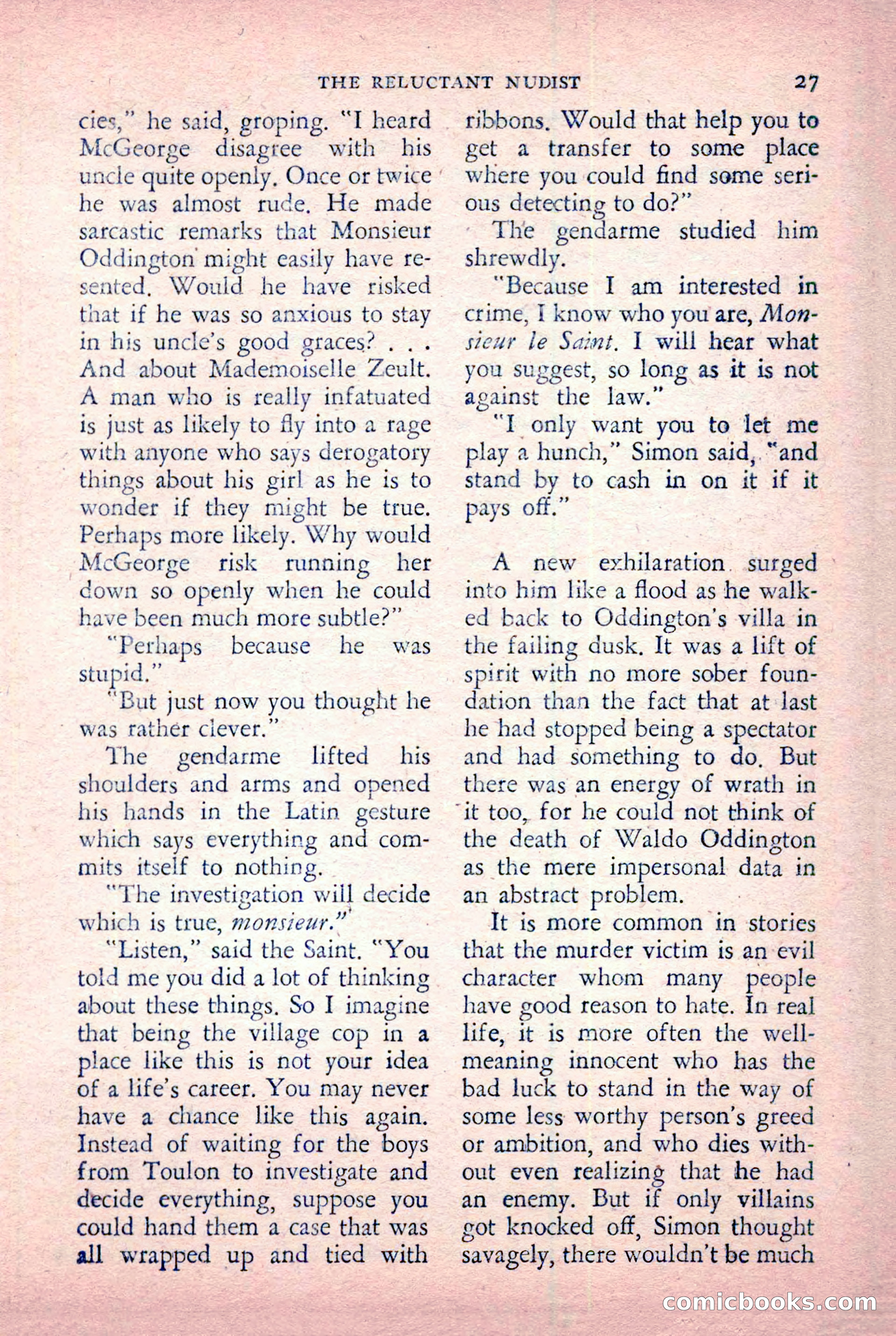 The Saint Detective Magazine, January 1956 — page 29 of 164