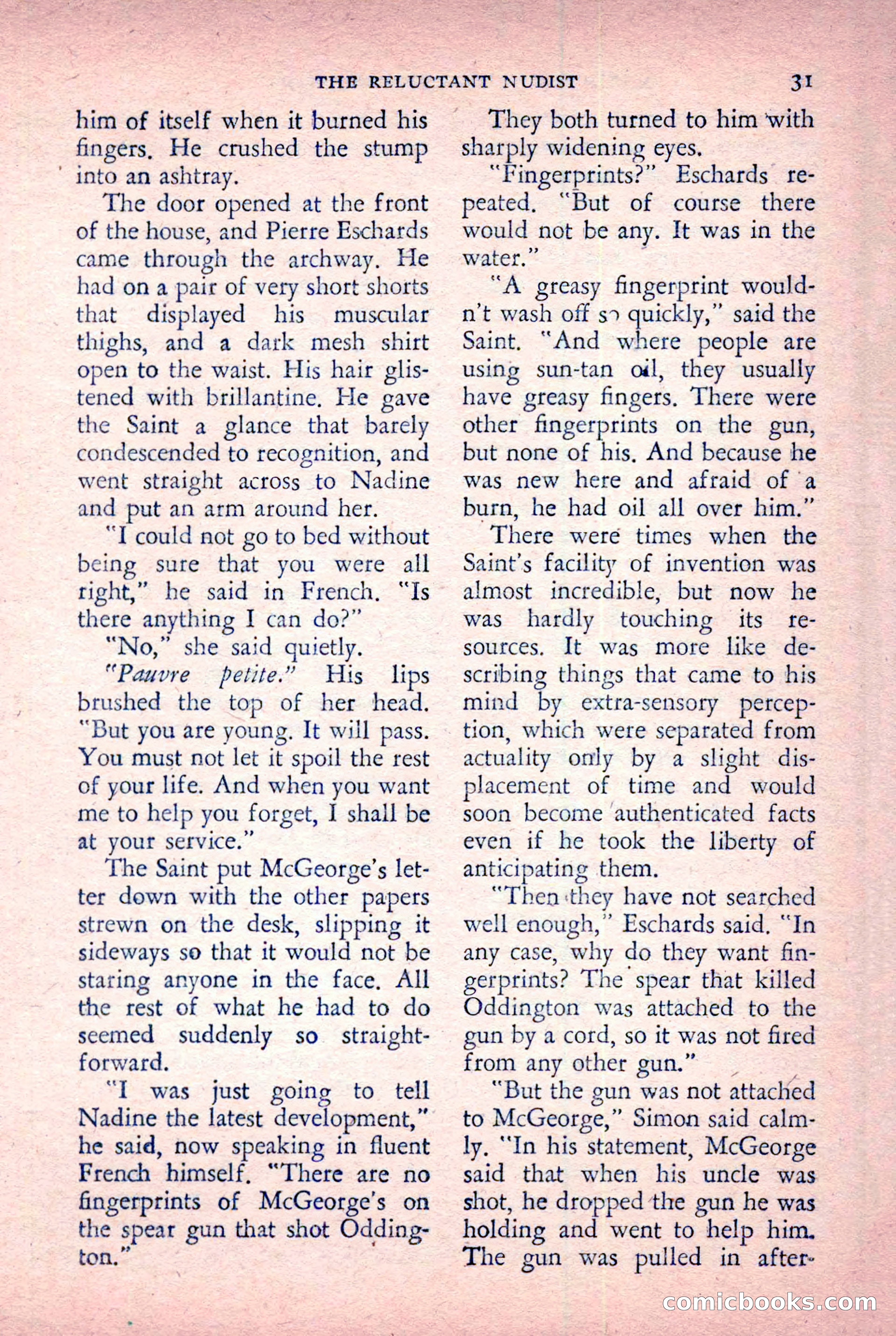 The Saint Detective Magazine, January 1956 — page 33 of 164