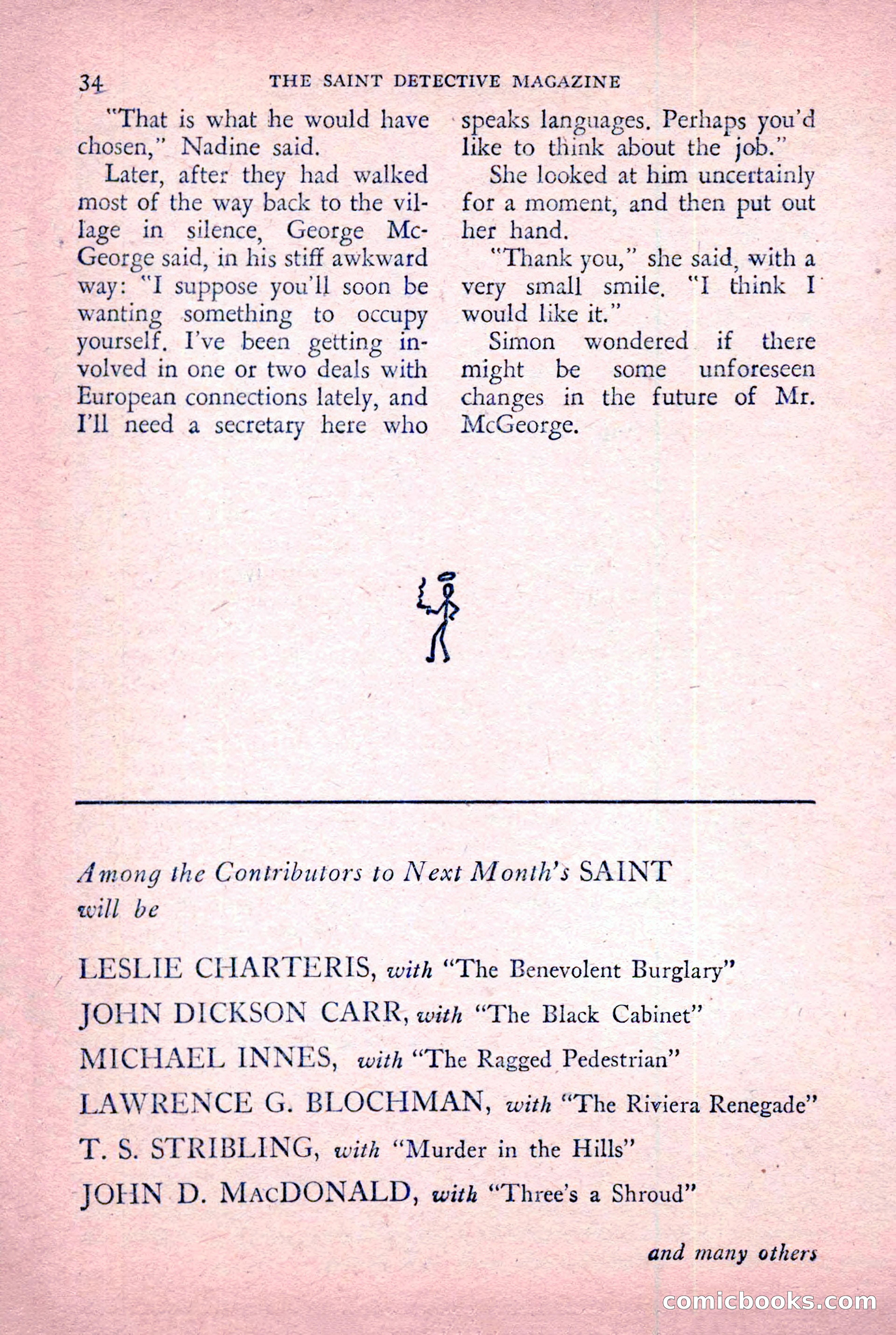 The Saint Detective Magazine, January 1956 — page 36 of 164