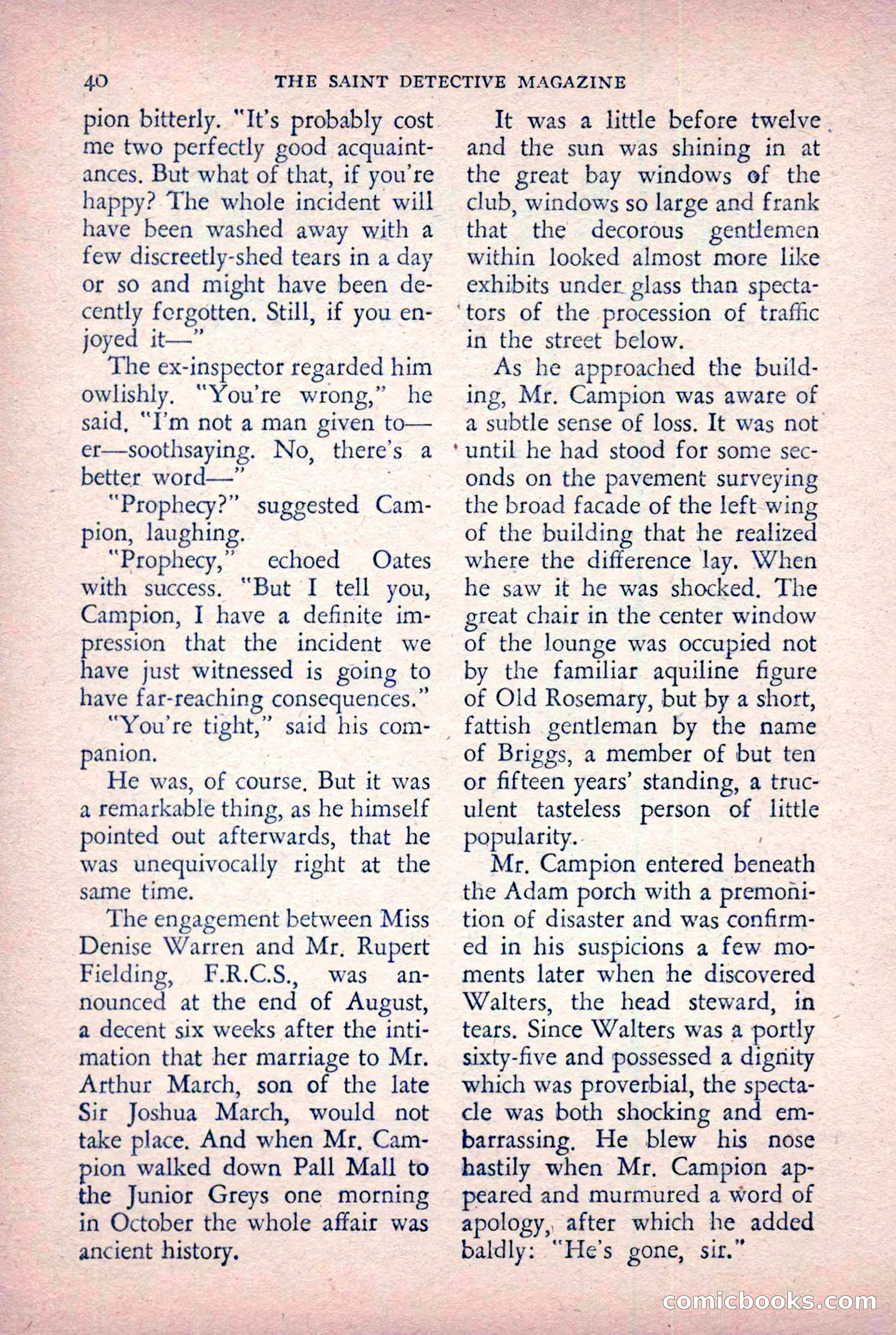The Saint Detective Magazine, January 1956 — page 42 of 164
