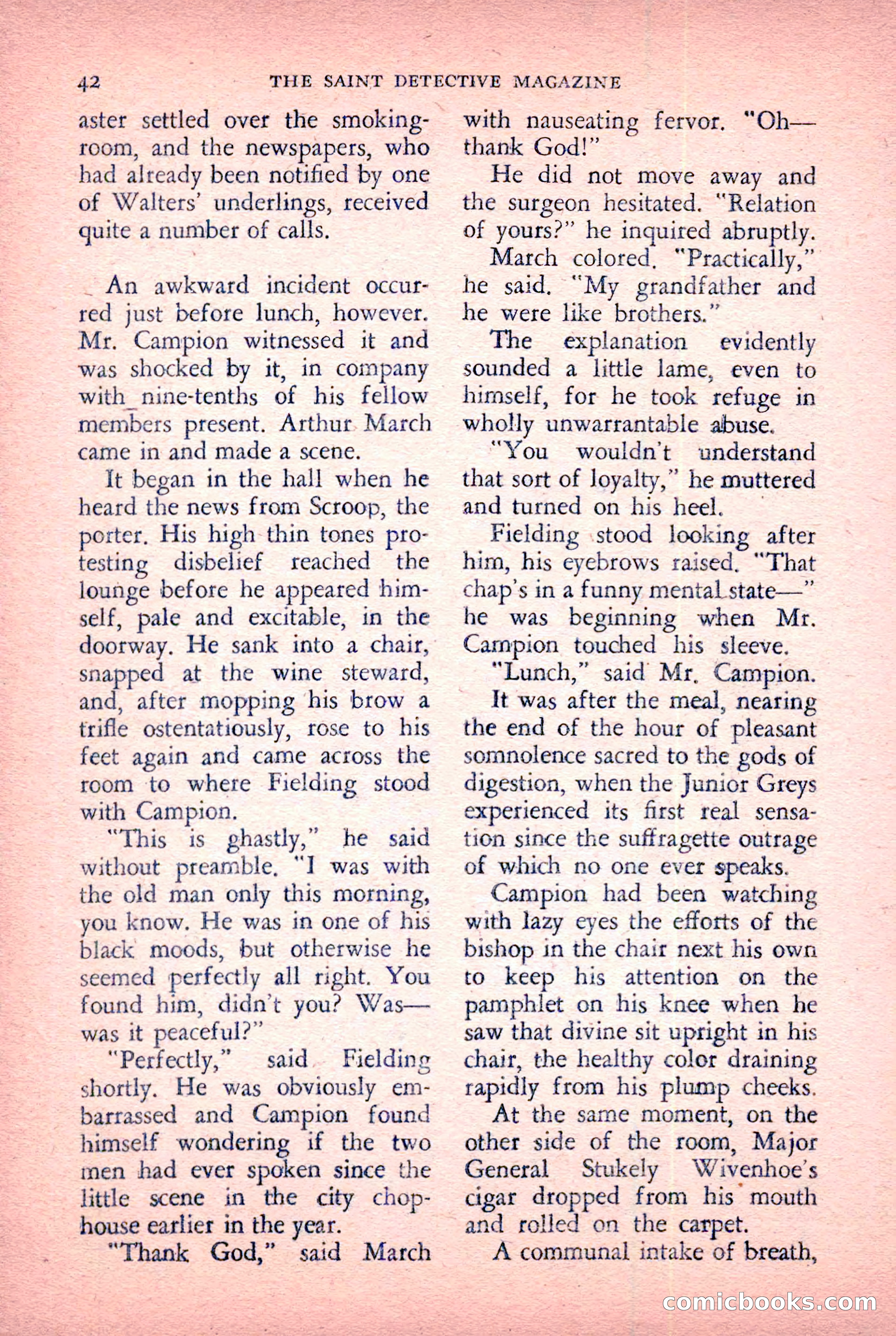 The Saint Detective Magazine, January 1956 — page 44 of 164