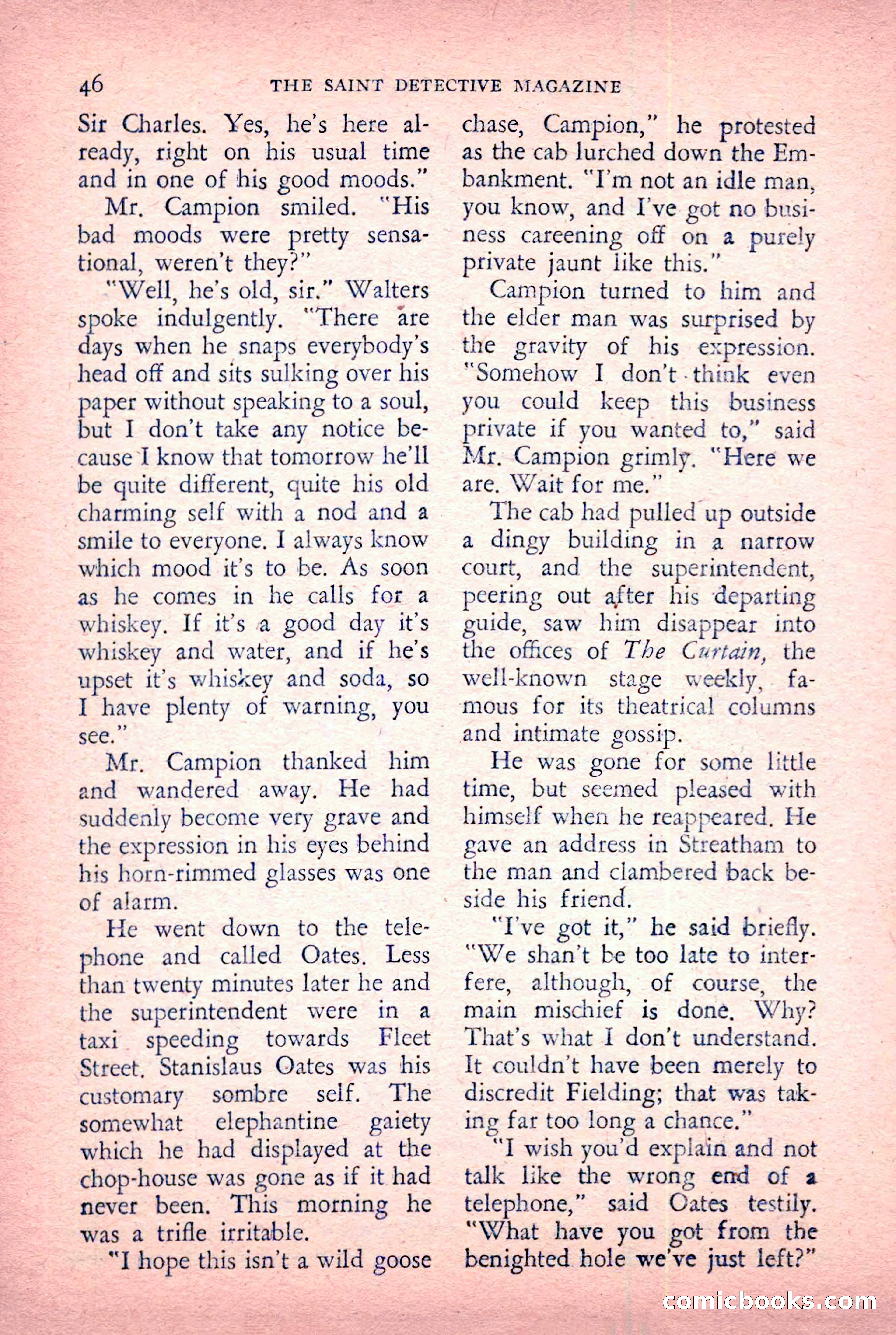 The Saint Detective Magazine, January 1956 — page 48 of 164