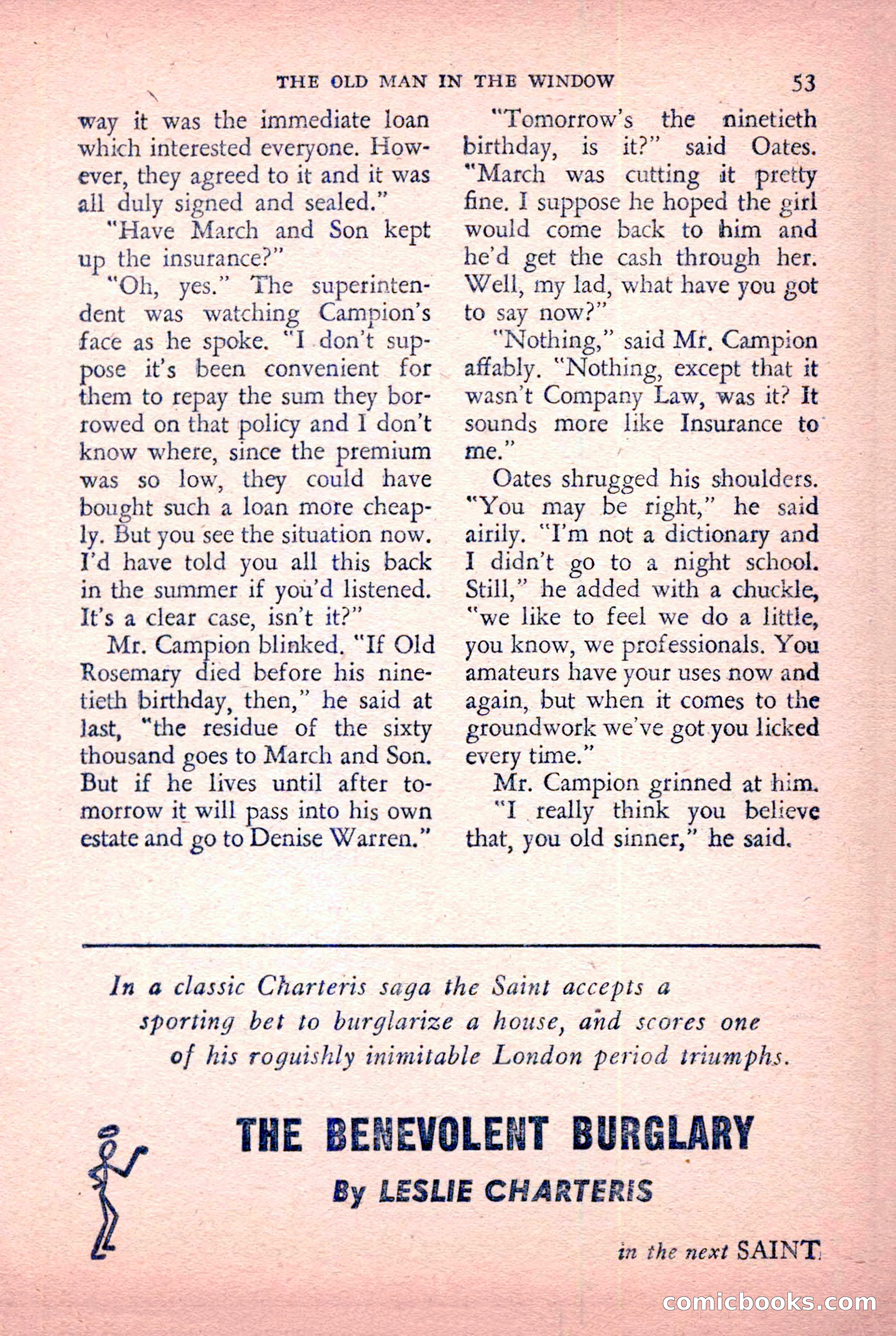 The Saint Detective Magazine, January 1956 — page 55 of 164
