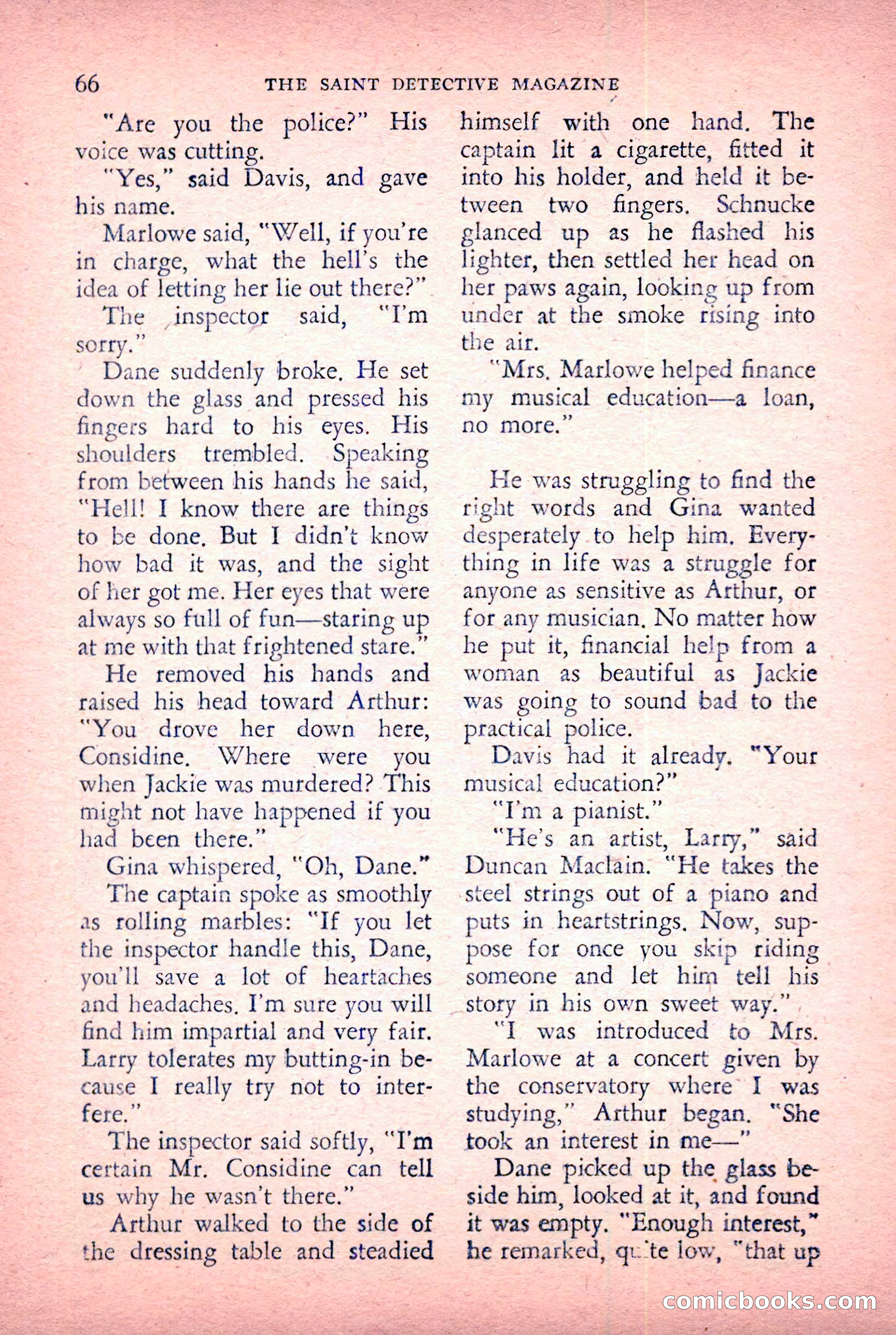 The Saint Detective Magazine, January 1956 — page 68 of 164