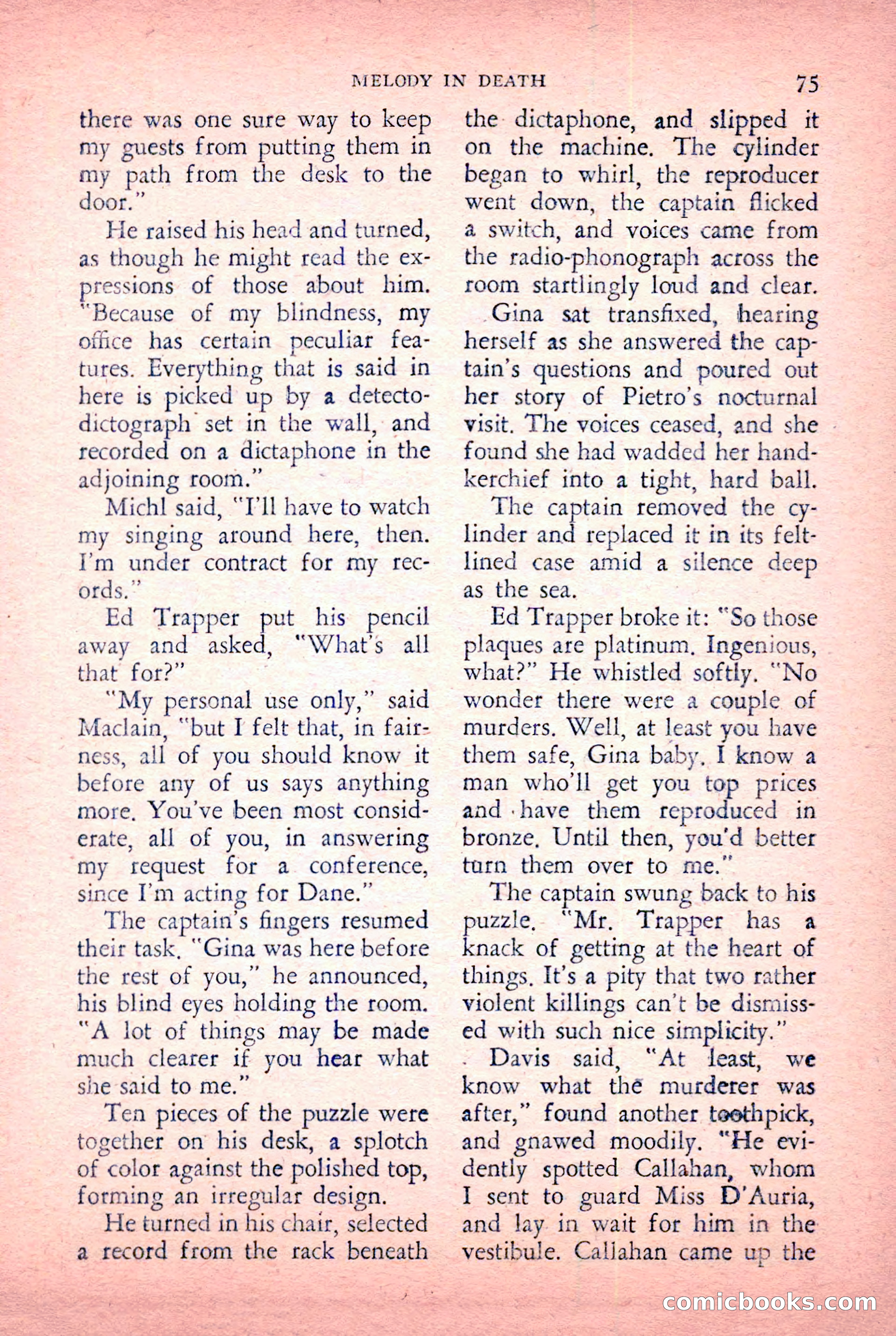 The Saint Detective Magazine, January 1956 — page 77 of 164
