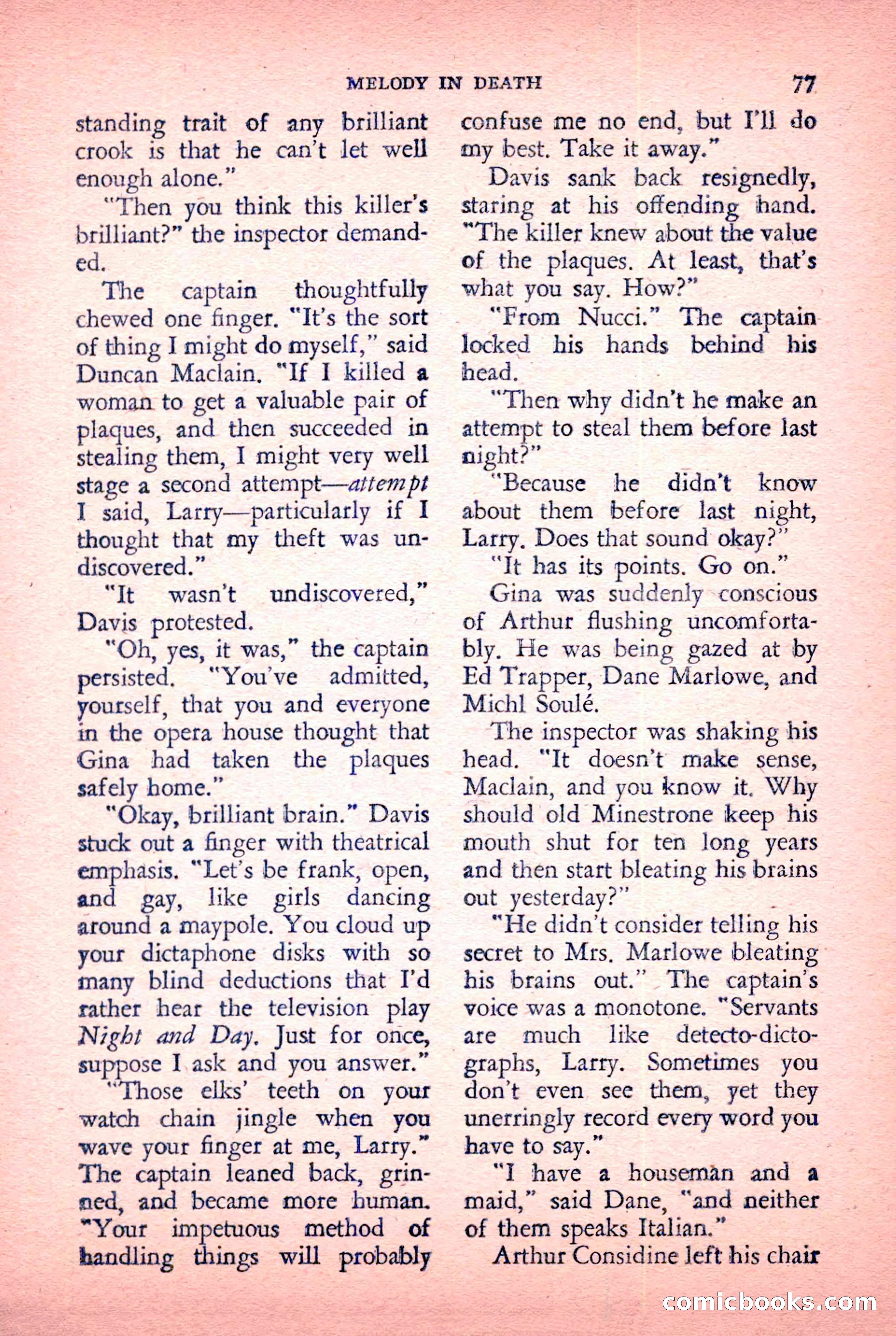 The Saint Detective Magazine, January 1956 — page 79 of 164