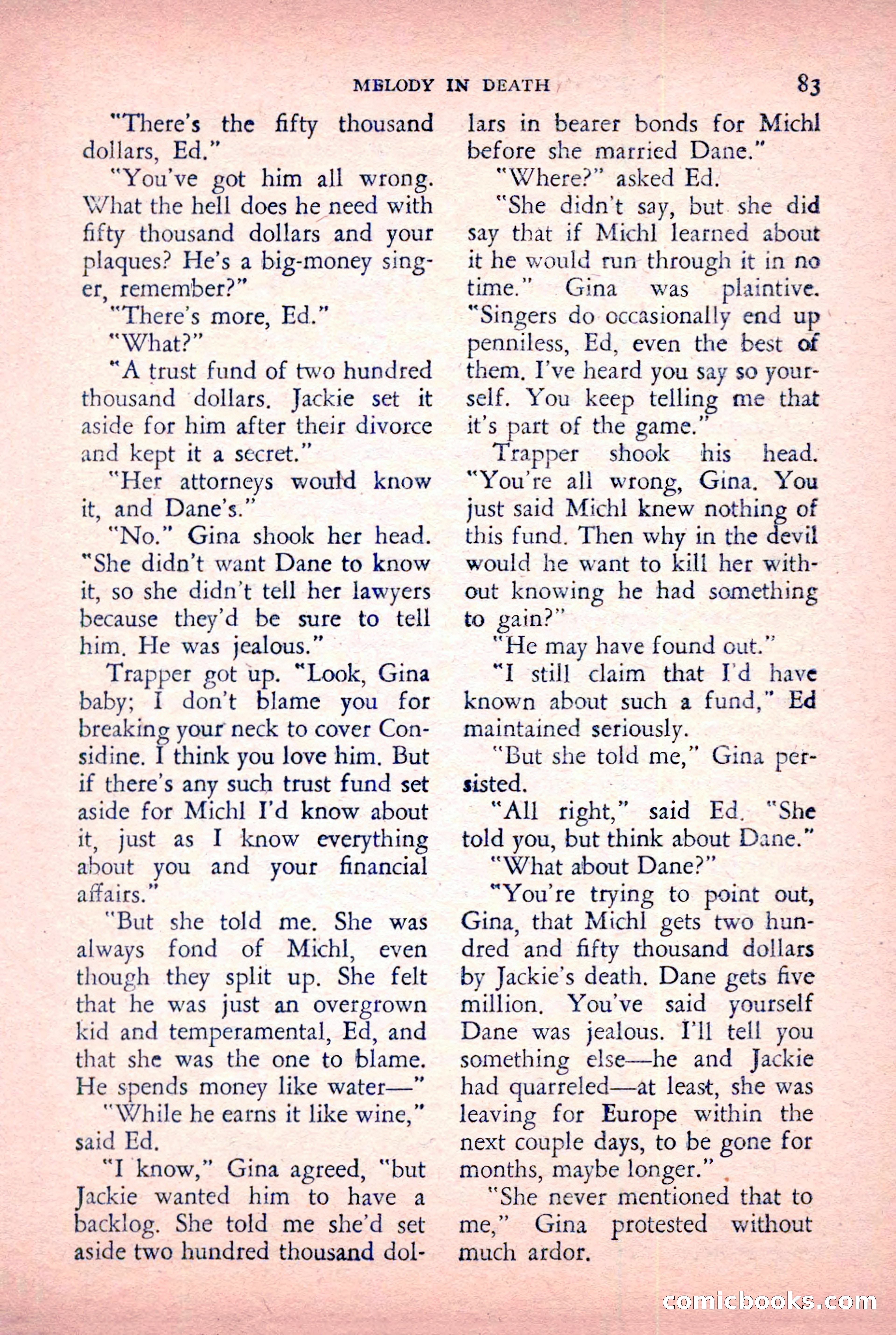 The Saint Detective Magazine, January 1956 — page 85 of 164