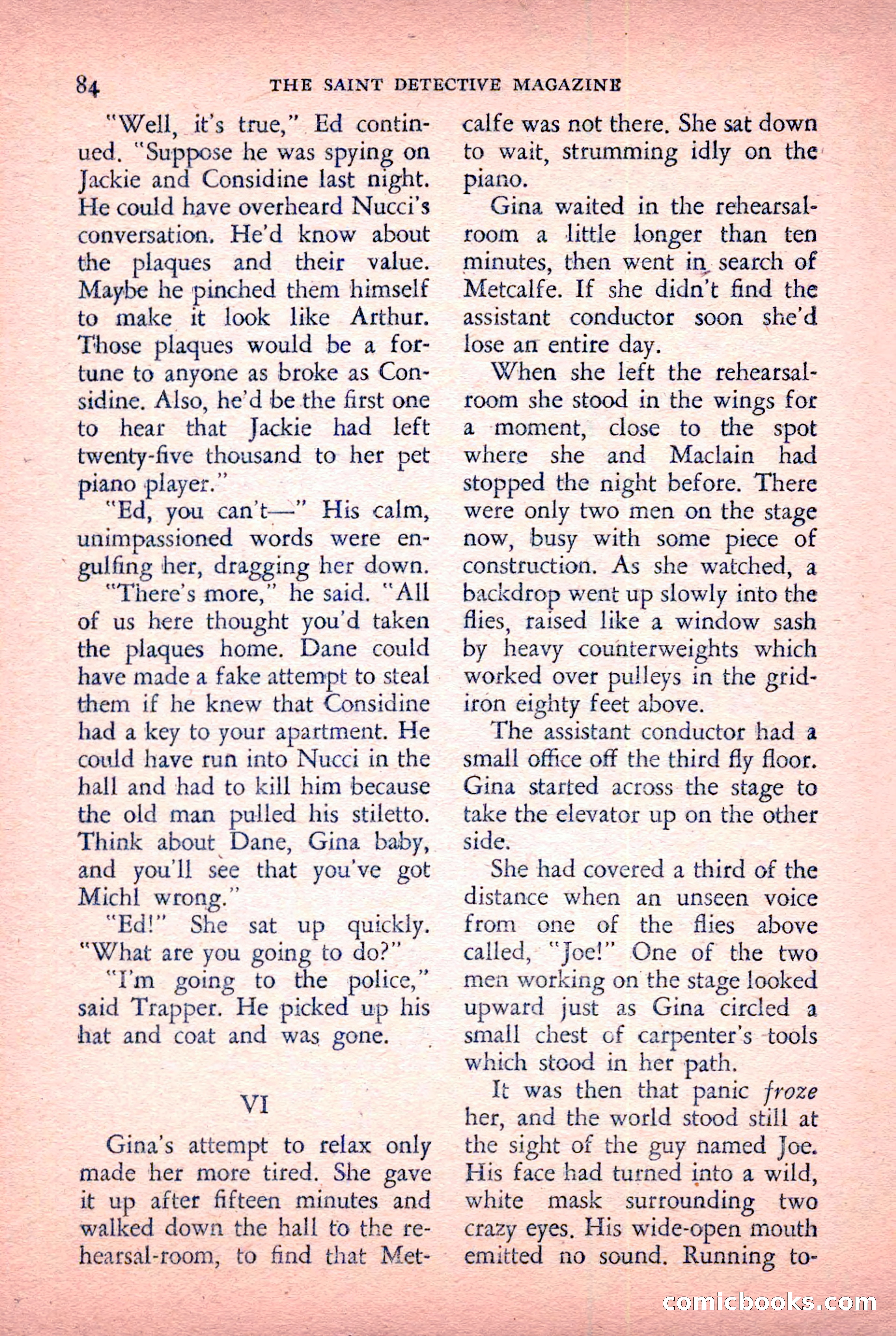The Saint Detective Magazine, January 1956 — page 86 of 164