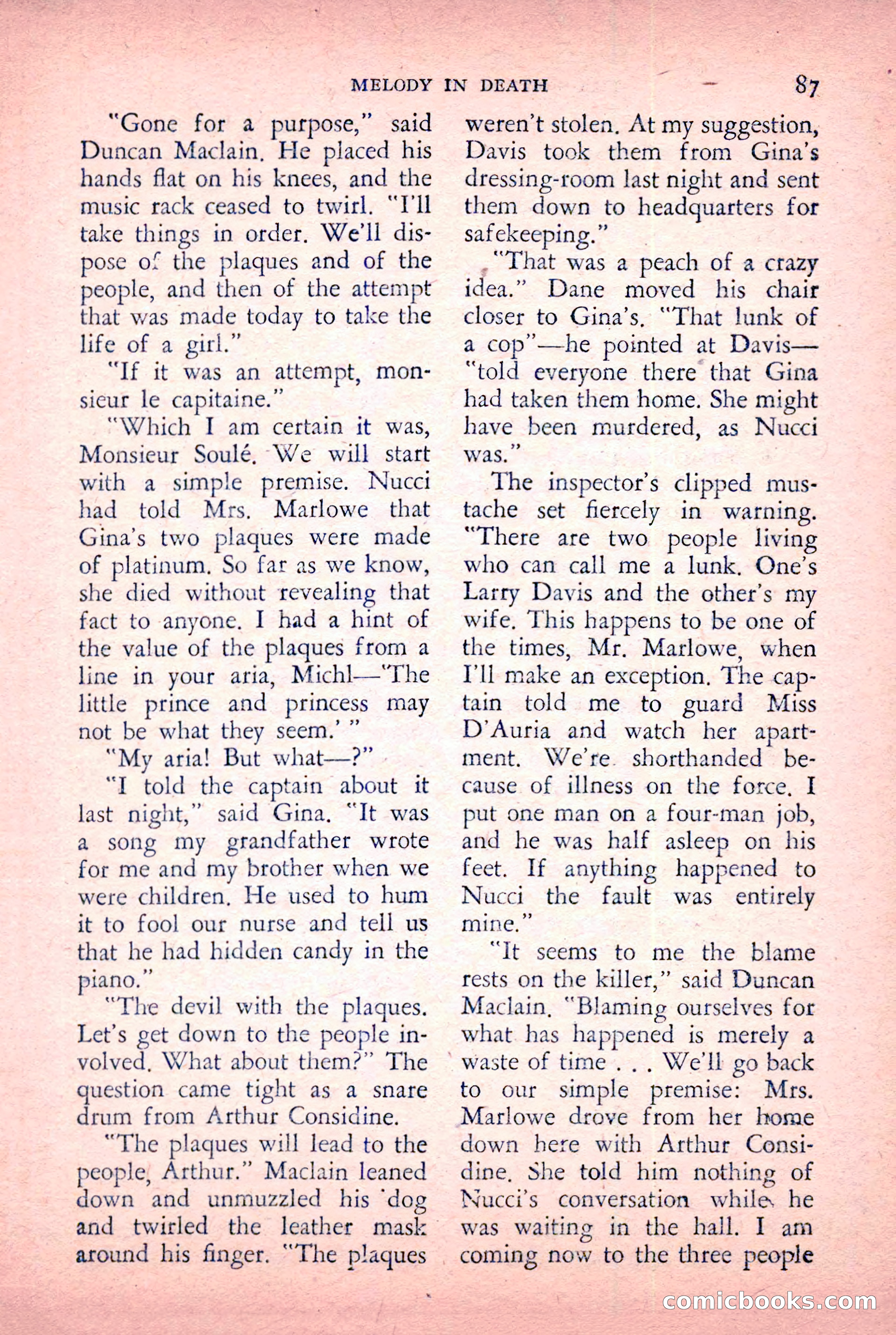 The Saint Detective Magazine, January 1956 — page 89 of 164