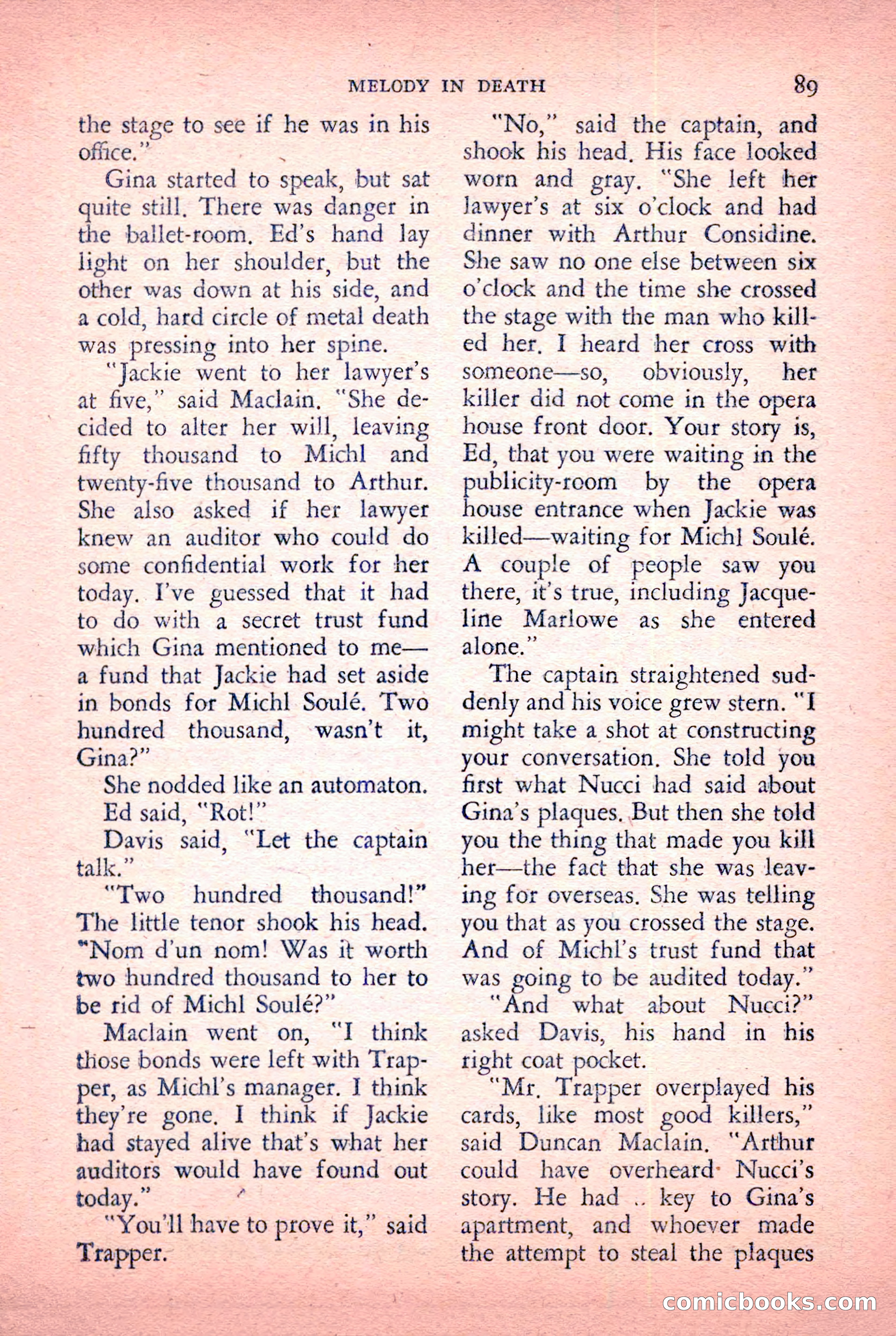 The Saint Detective Magazine, January 1956 — page 91 of 164