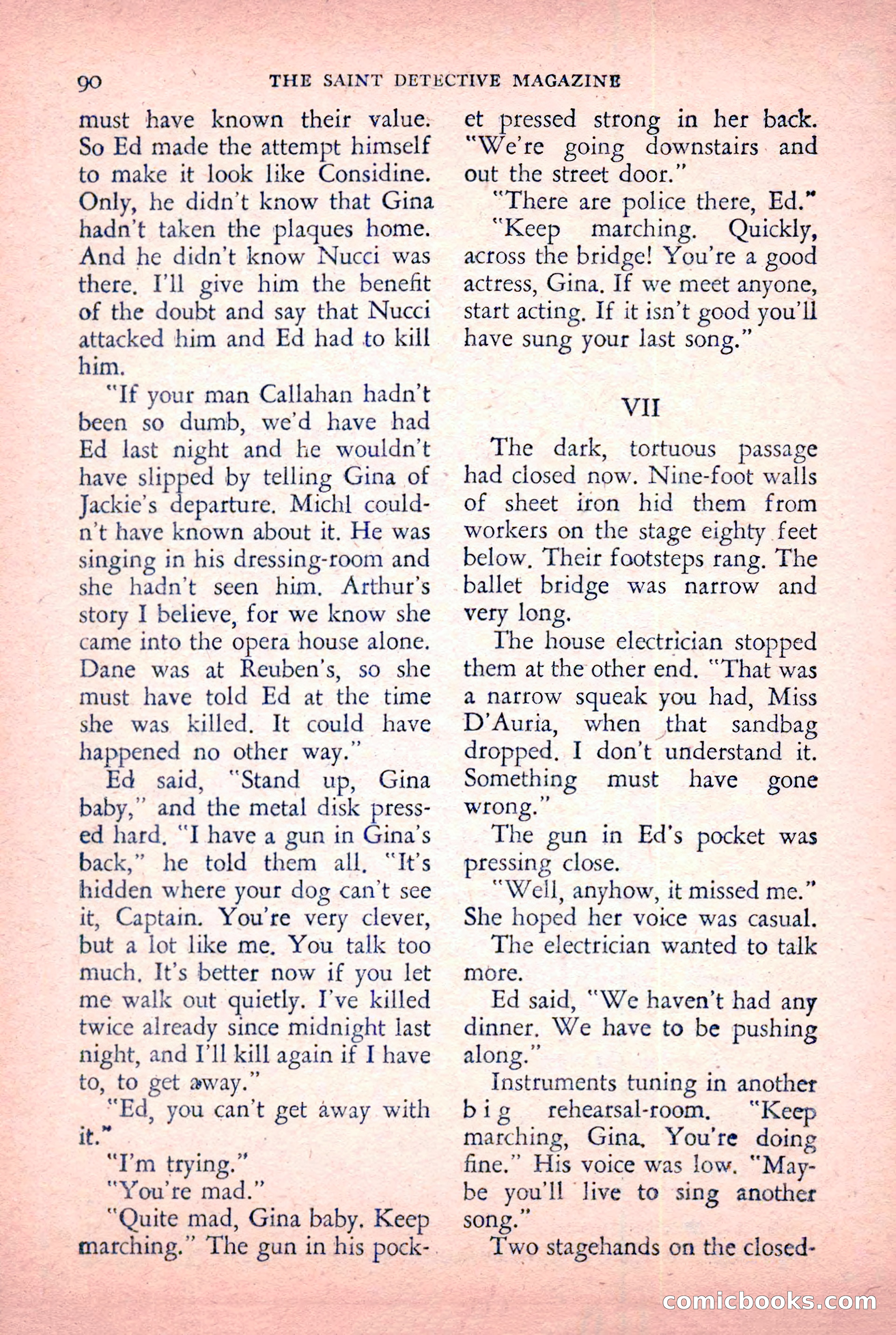 The Saint Detective Magazine, January 1956 — page 92 of 164