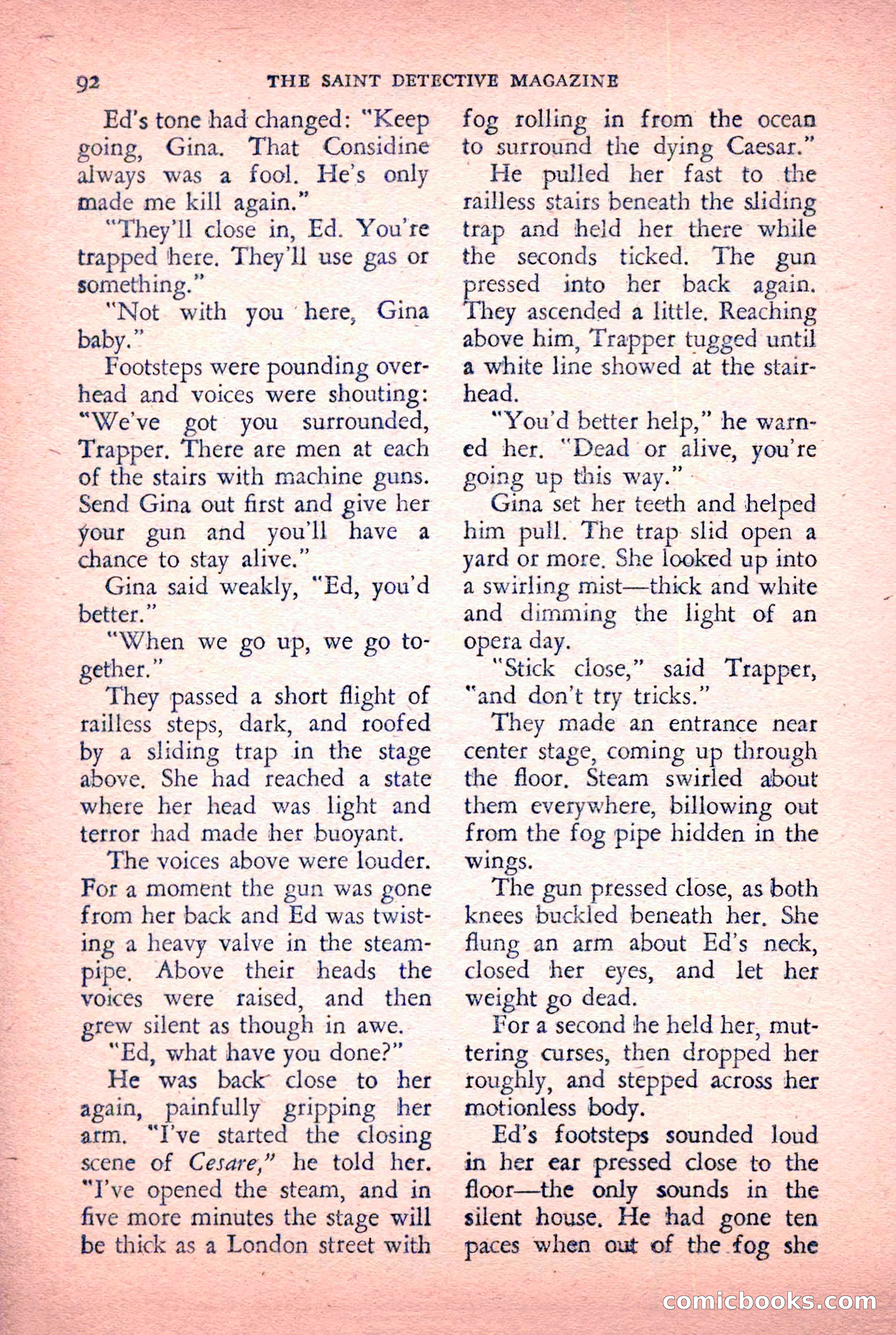 The Saint Detective Magazine, January 1956 — page 94 of 164