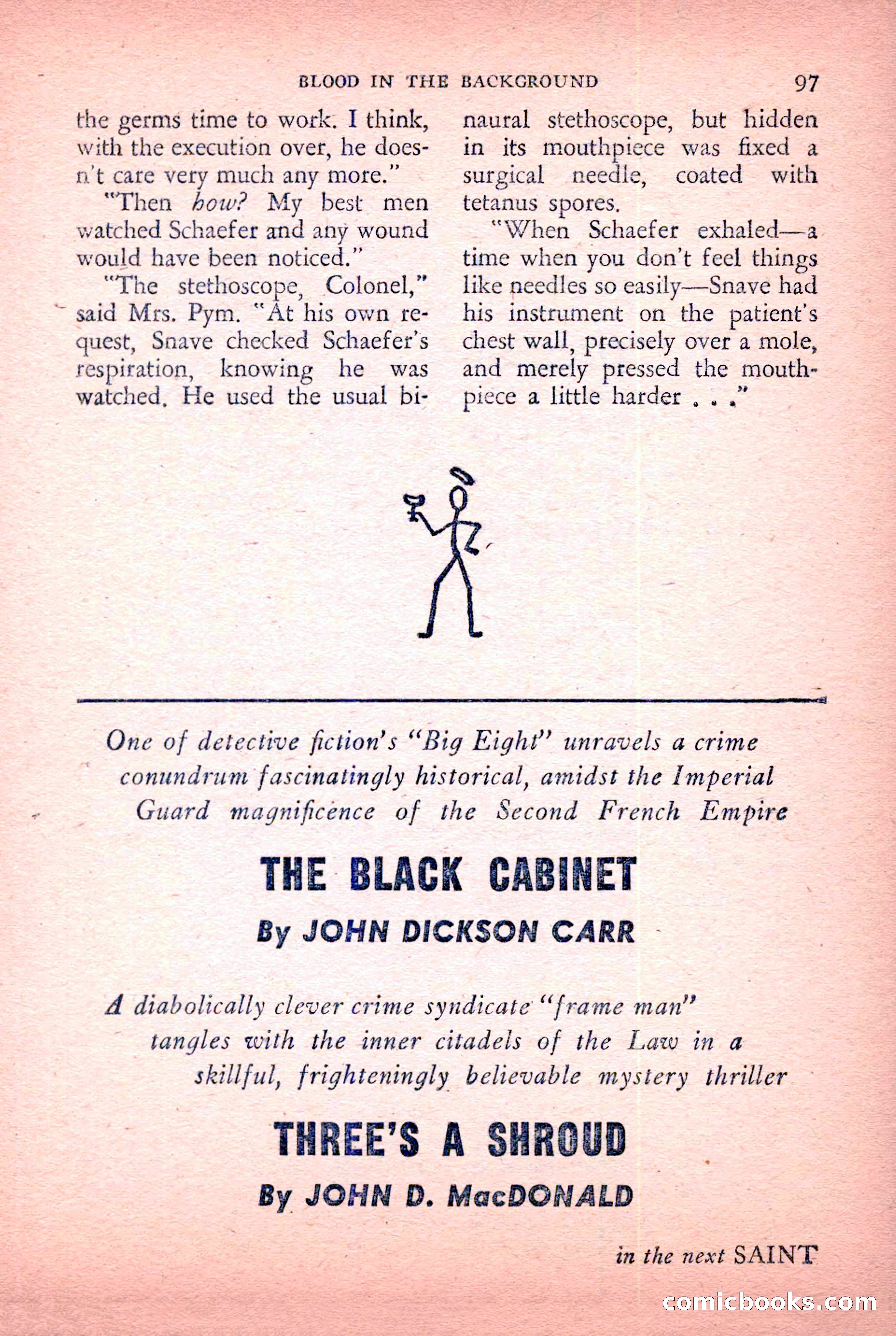 The Saint Detective Magazine, January 1956 — page 99 of 164