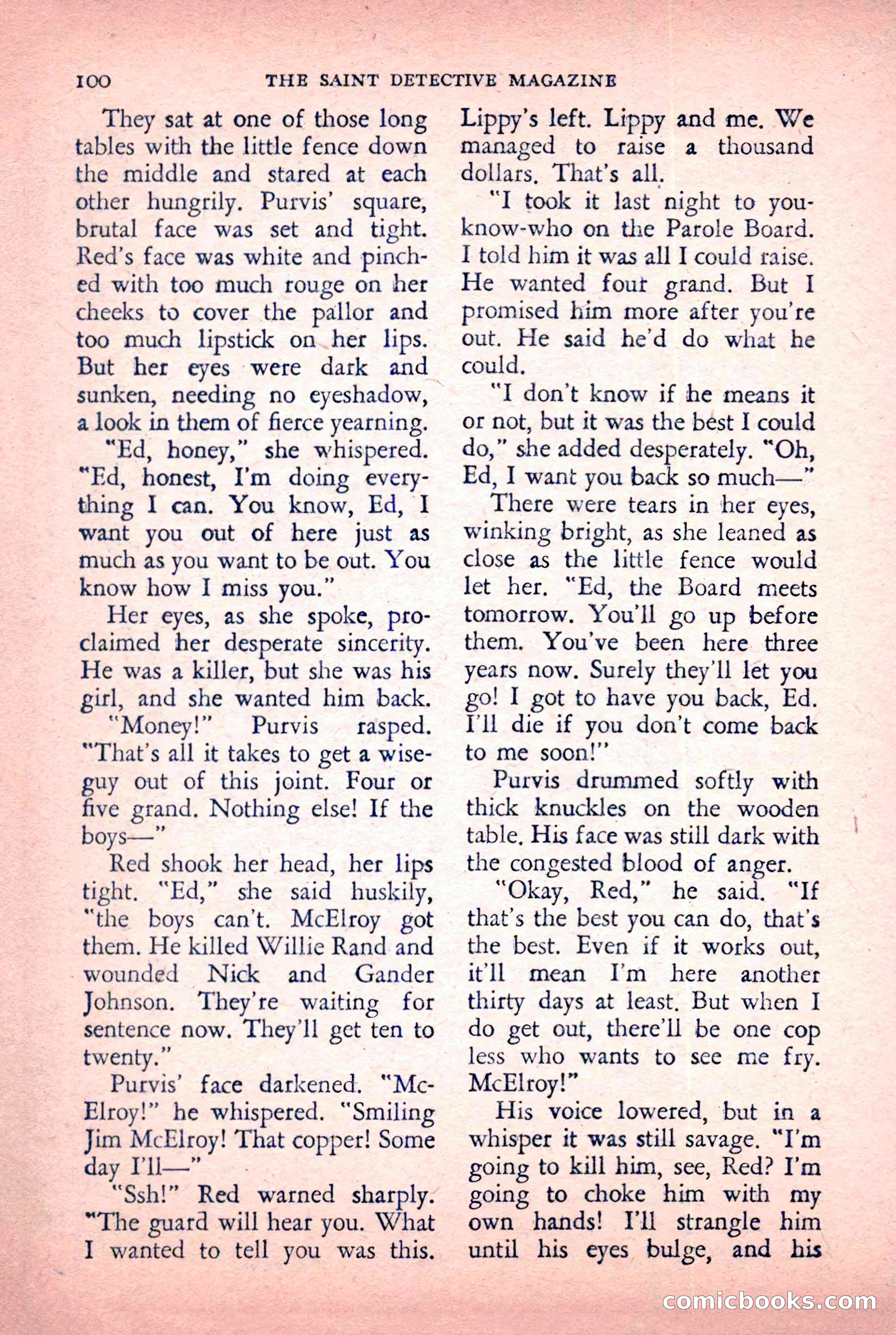 The Saint Detective Magazine, January 1956 — page 102 of 164