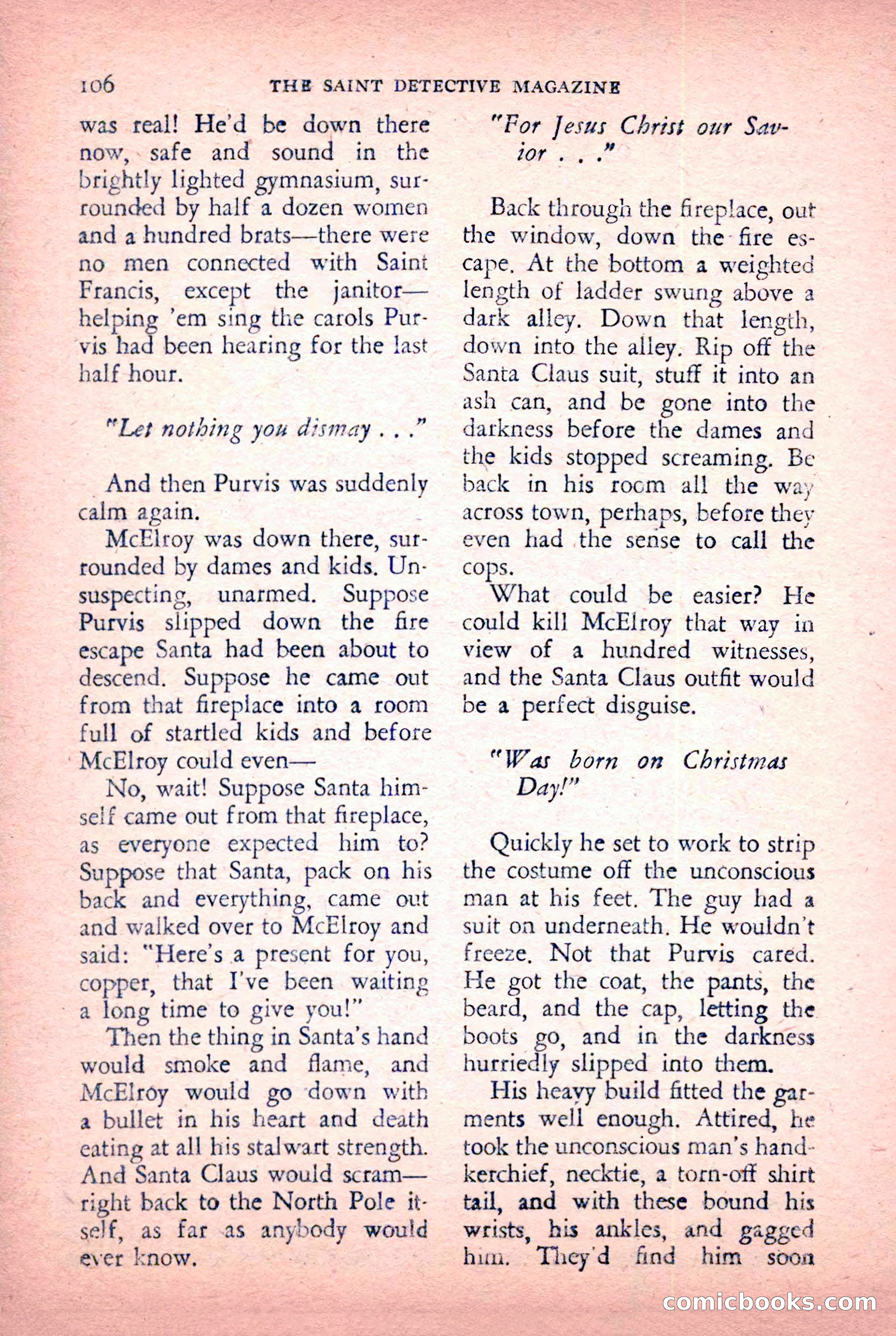 The Saint Detective Magazine, January 1956 — page 108 of 164