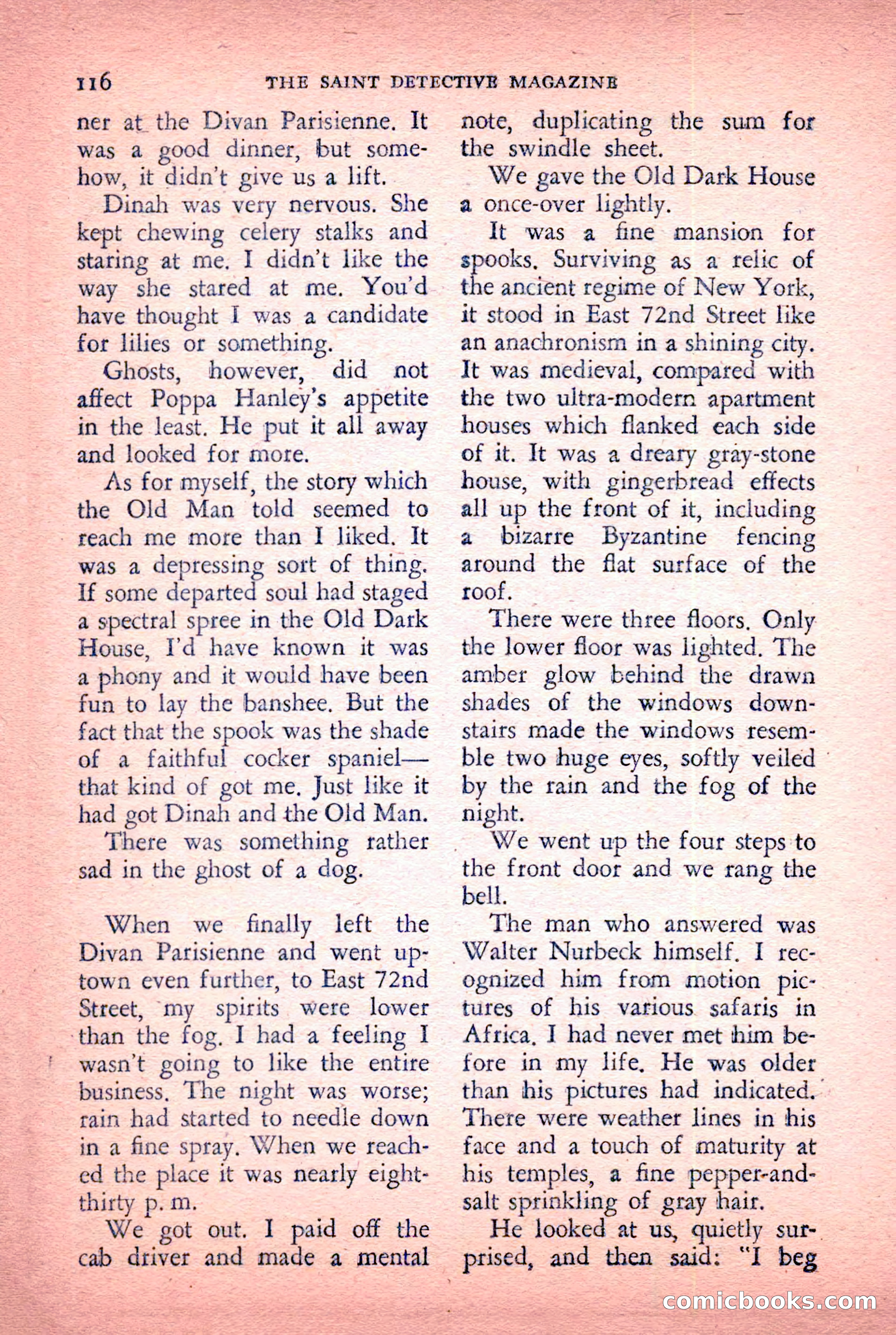 The Saint Detective Magazine, January 1956 — page 118 of 164