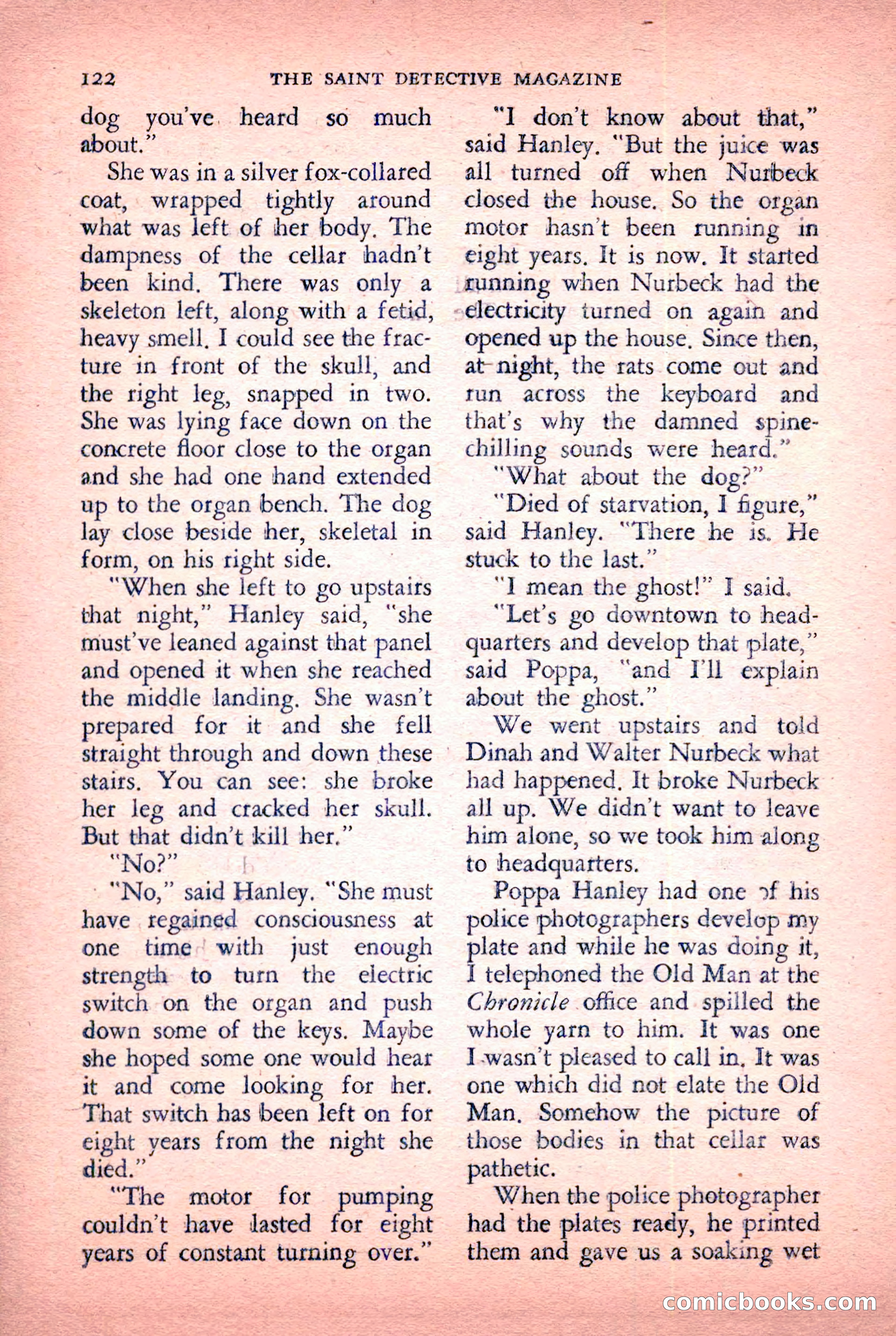 The Saint Detective Magazine, January 1956 — page 124 of 164