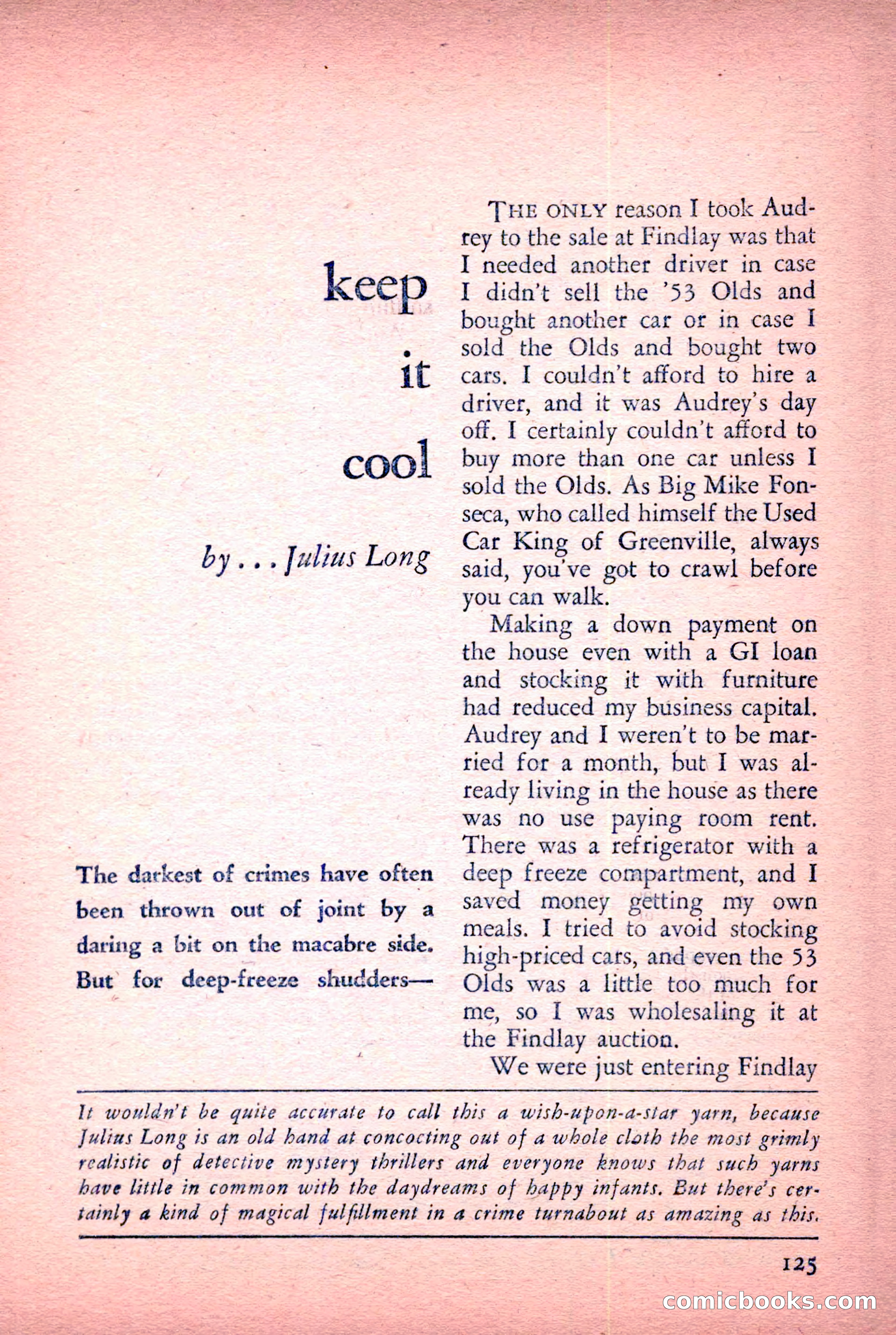 The Saint Detective Magazine, January 1956 — page 127 of 164