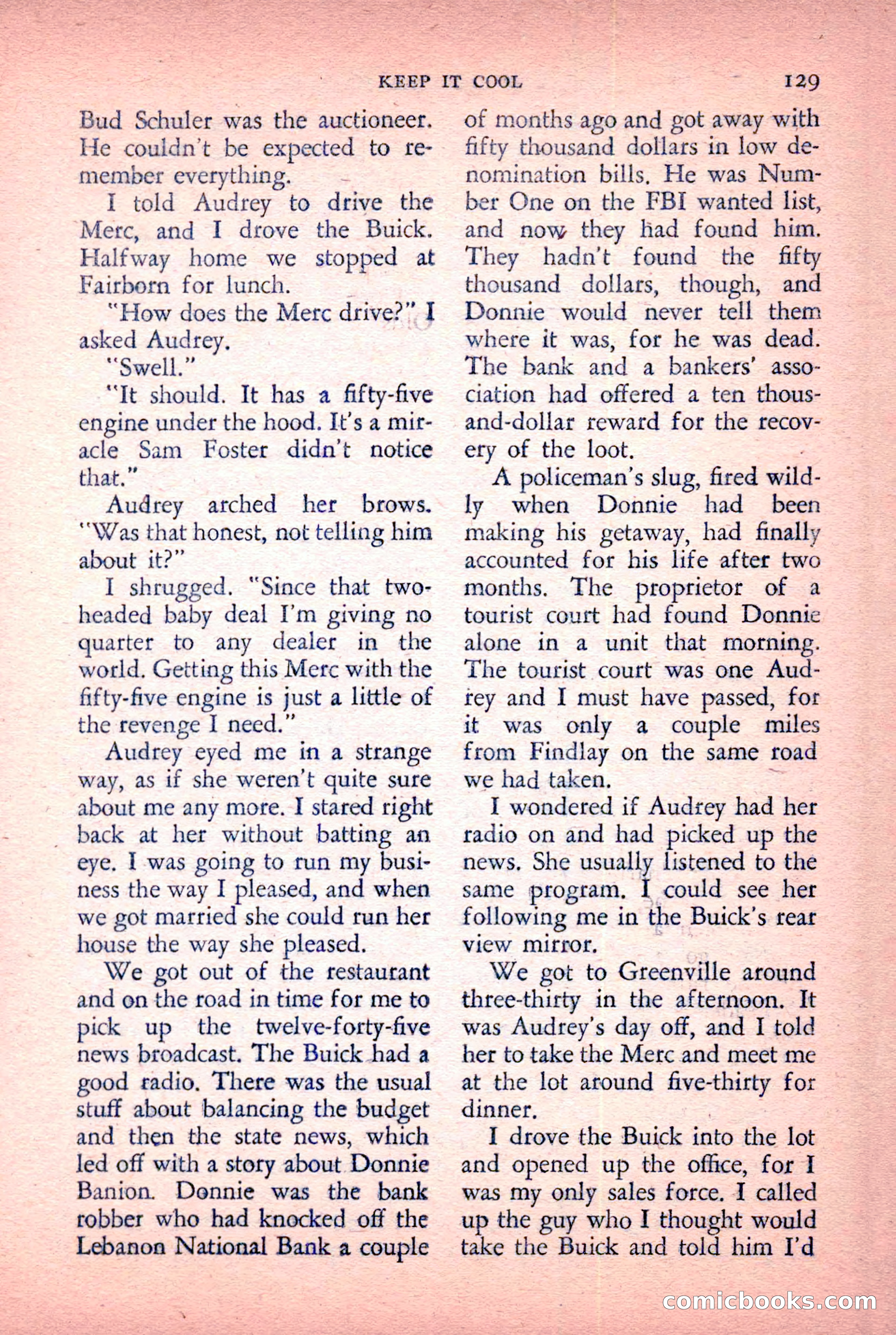 The Saint Detective Magazine, January 1956 — page 131 of 164