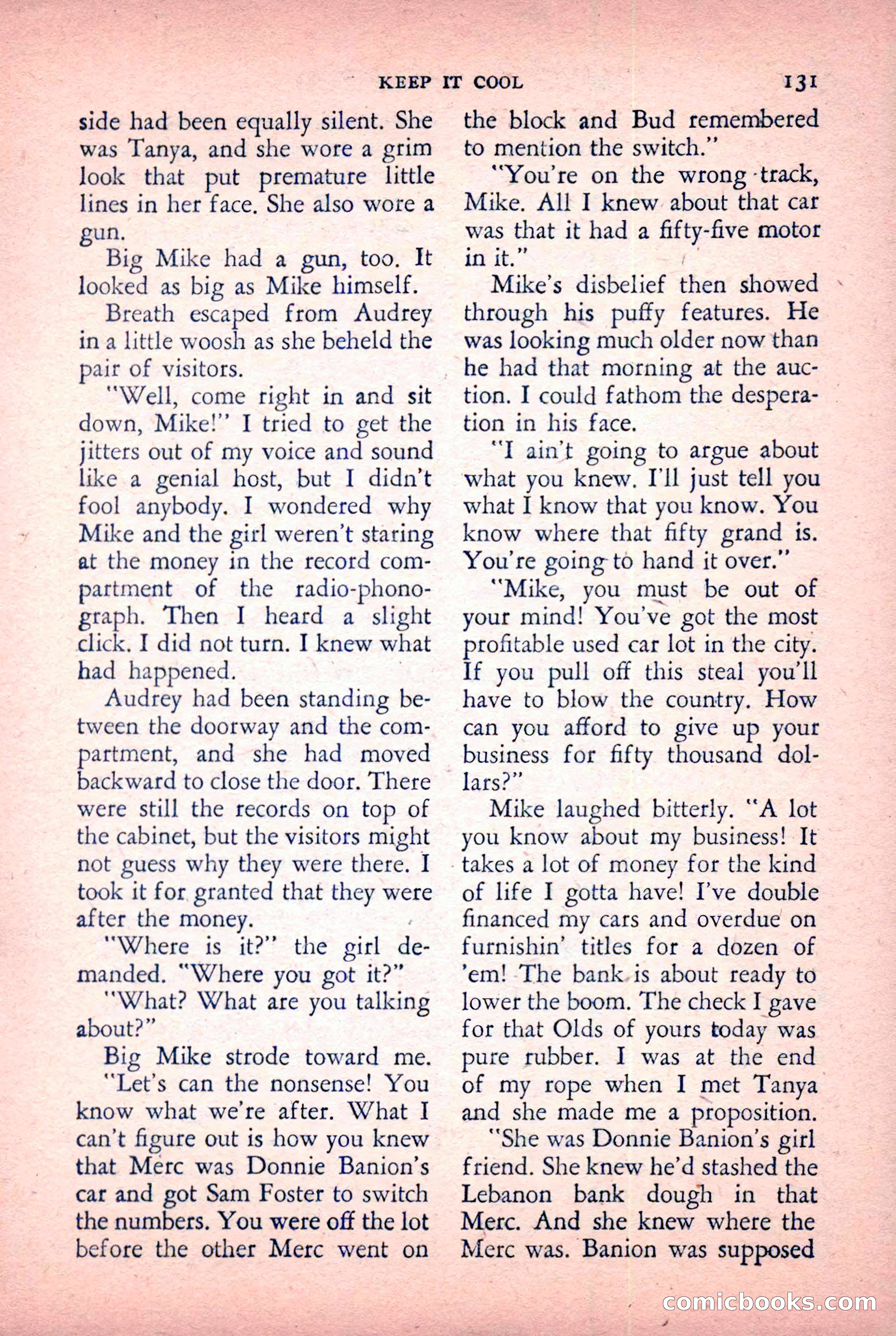 The Saint Detective Magazine, January 1956 — page 133 of 164
