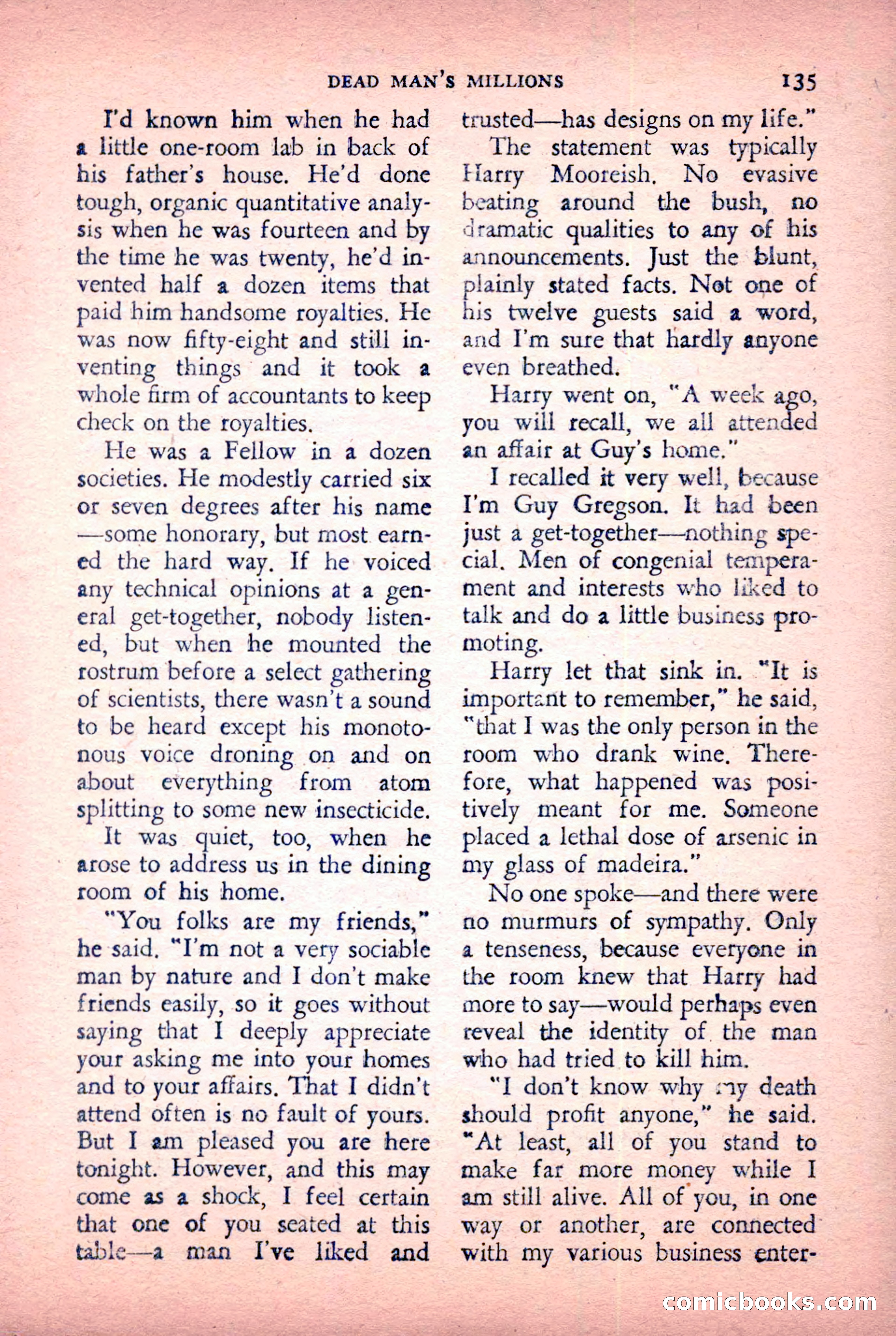 The Saint Detective Magazine, January 1956 — page 137 of 164
