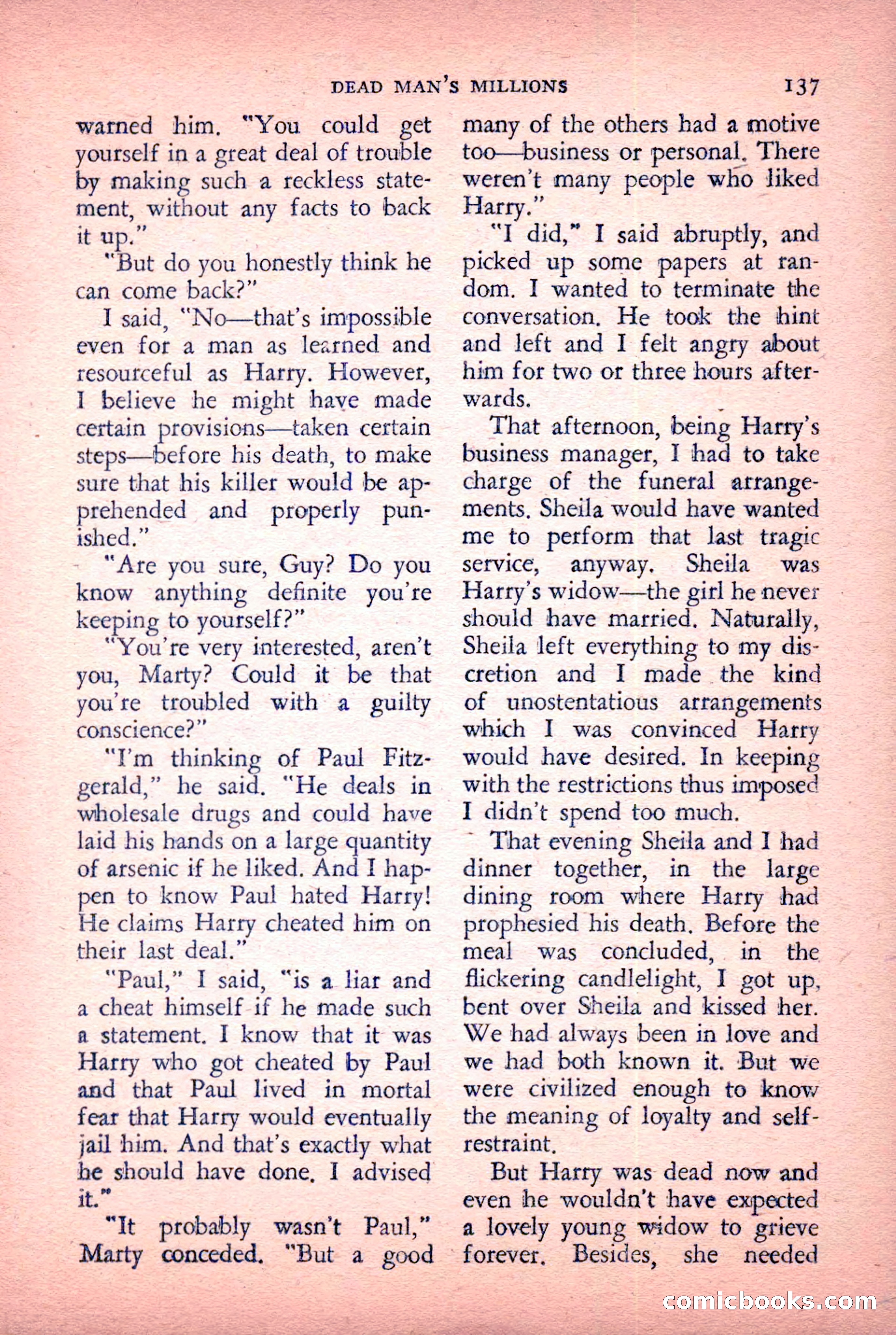 The Saint Detective Magazine, January 1956 — page 139 of 164