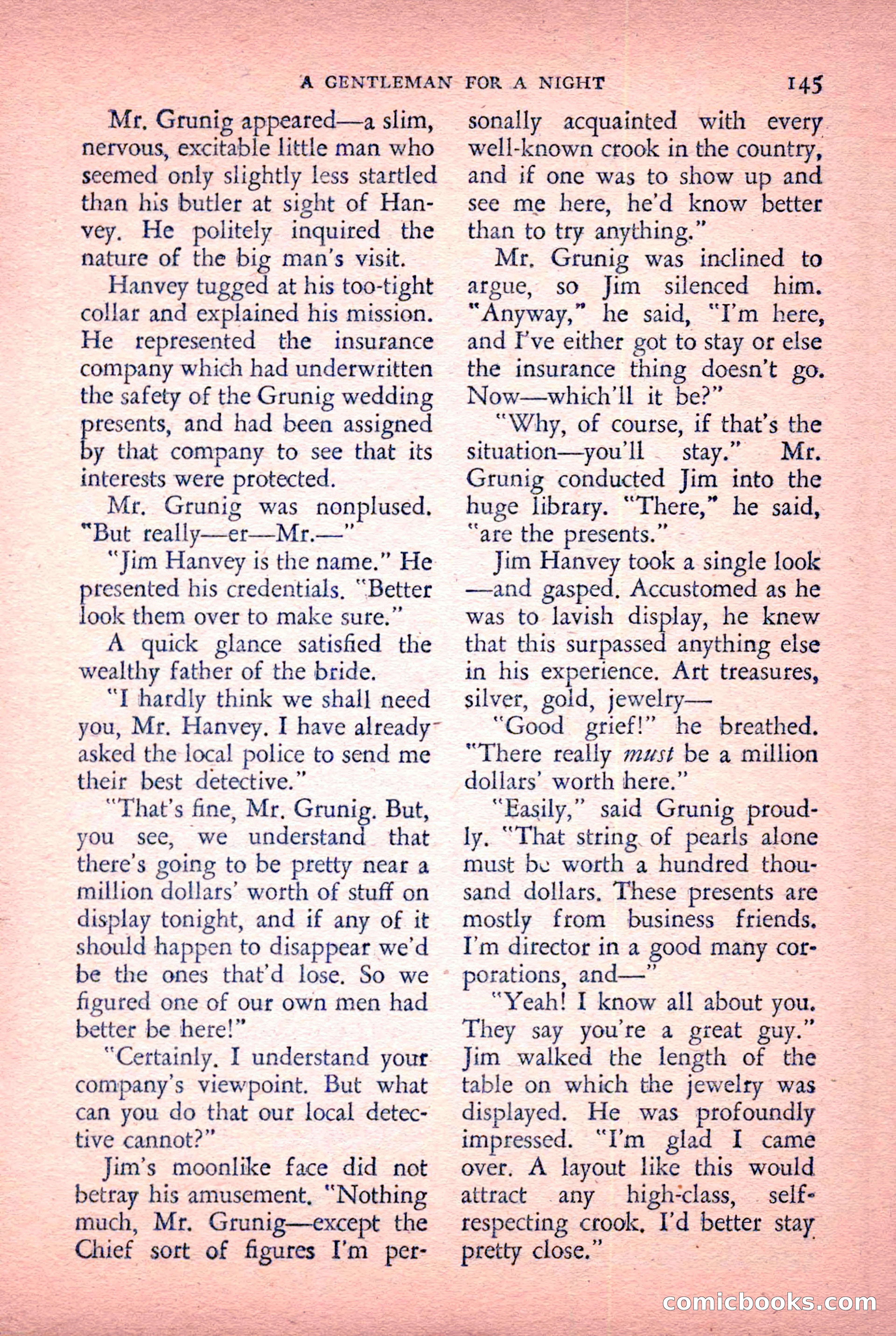 The Saint Detective Magazine, January 1956 — page 147 of 164