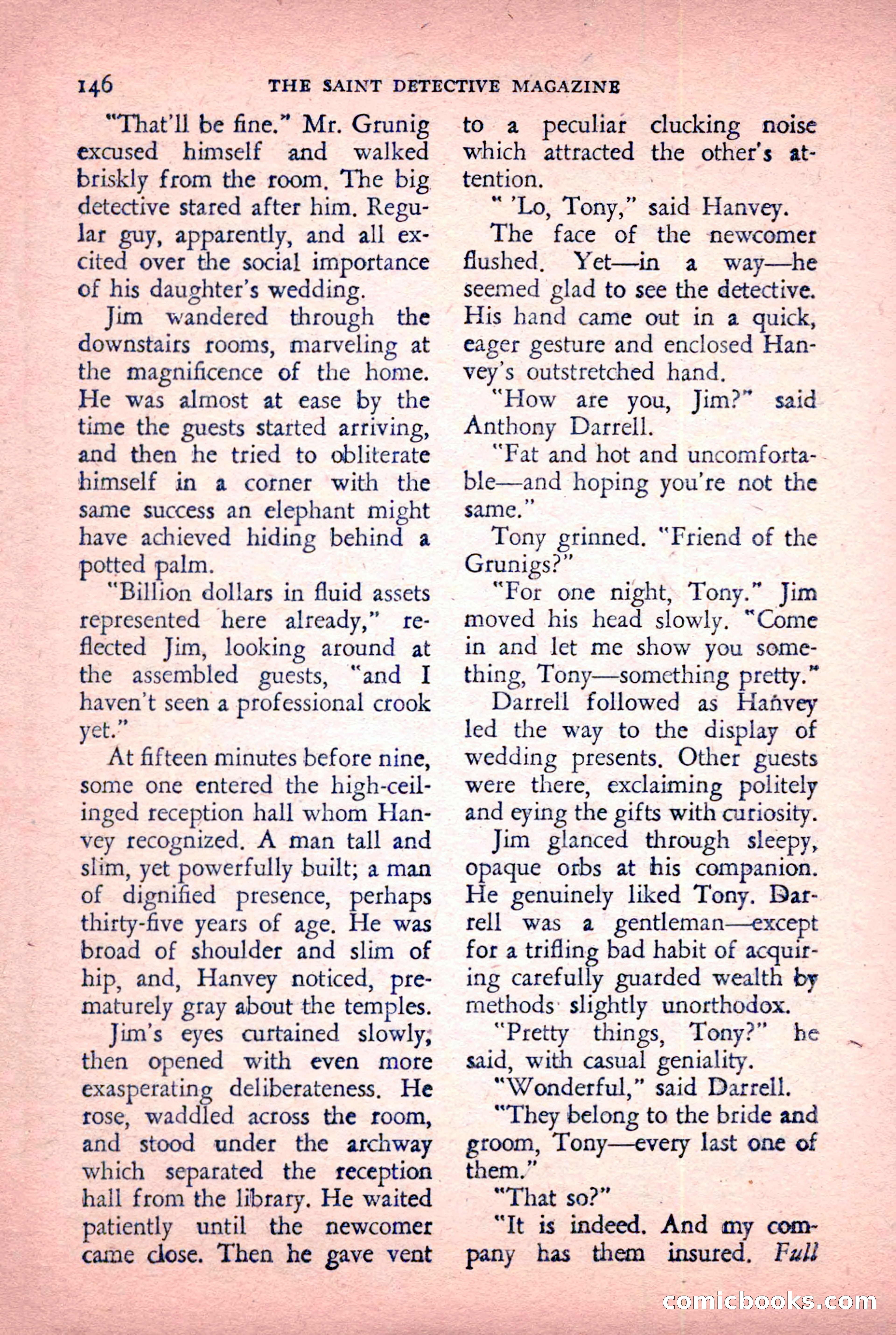 The Saint Detective Magazine, January 1956 — page 148 of 164