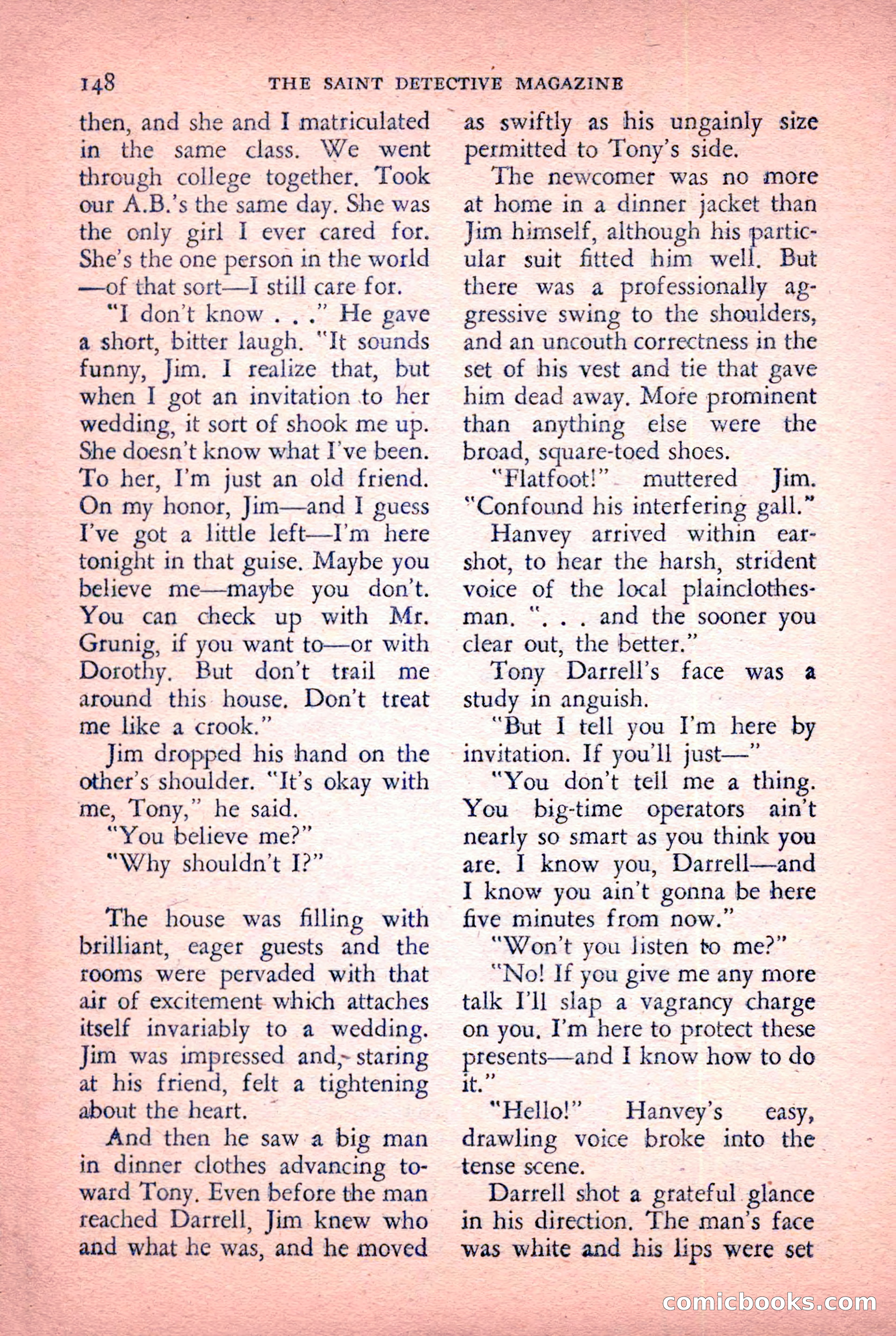 The Saint Detective Magazine, January 1956 — page 150 of 164