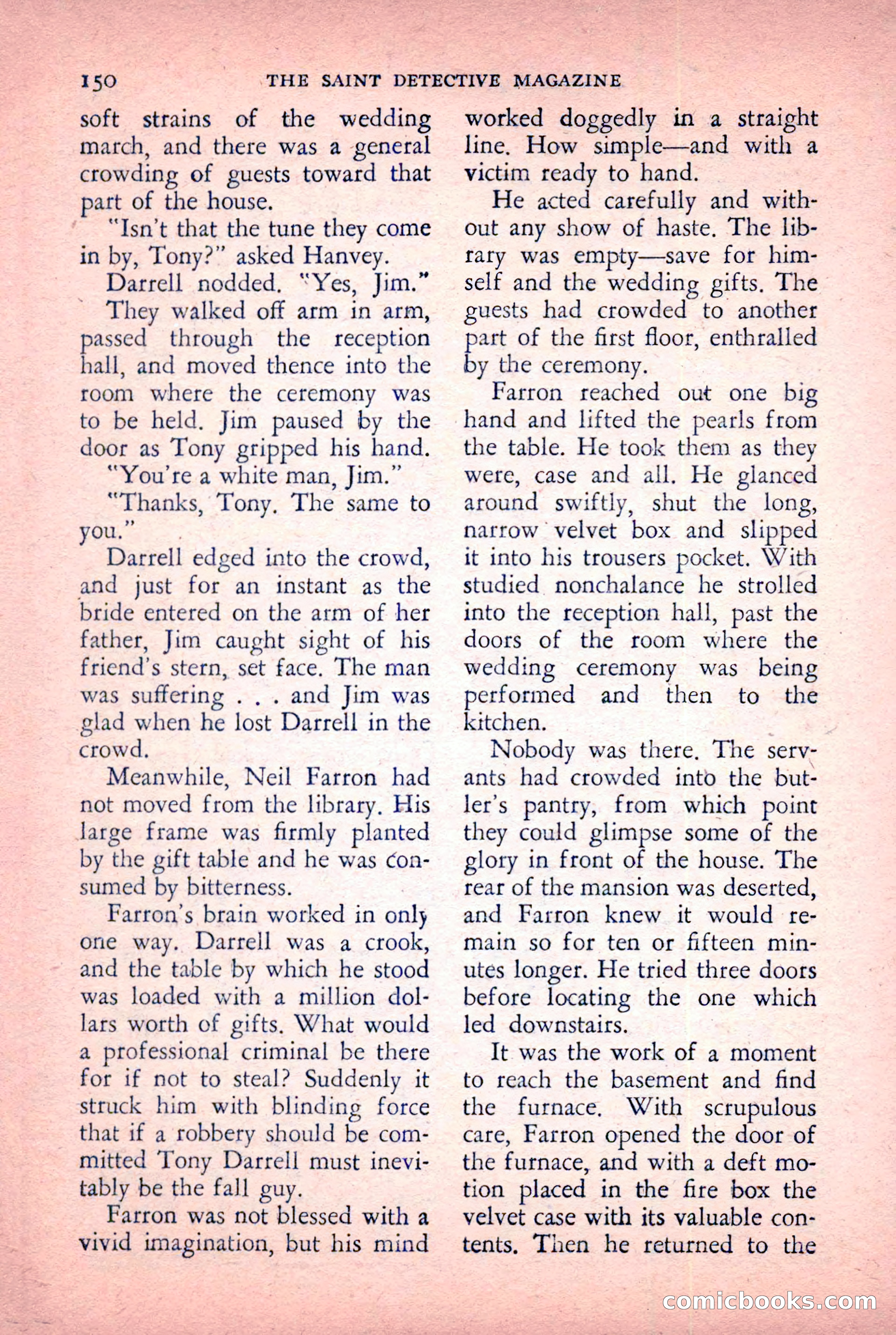The Saint Detective Magazine, January 1956 — page 152 of 164
